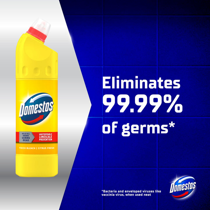 Domestos - Citrus Fresh Thick Bleach Disinfectant Cleaner