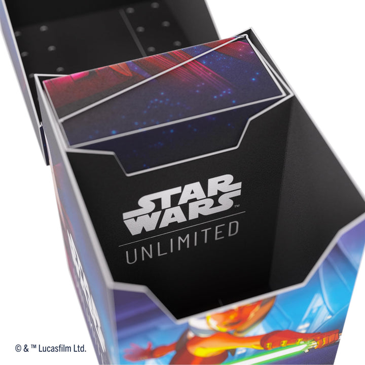 Gamegenic Star Wars Unlimited Soft Crate - Deck Box with Token Storage for Ahsoka Tano & General Grievous