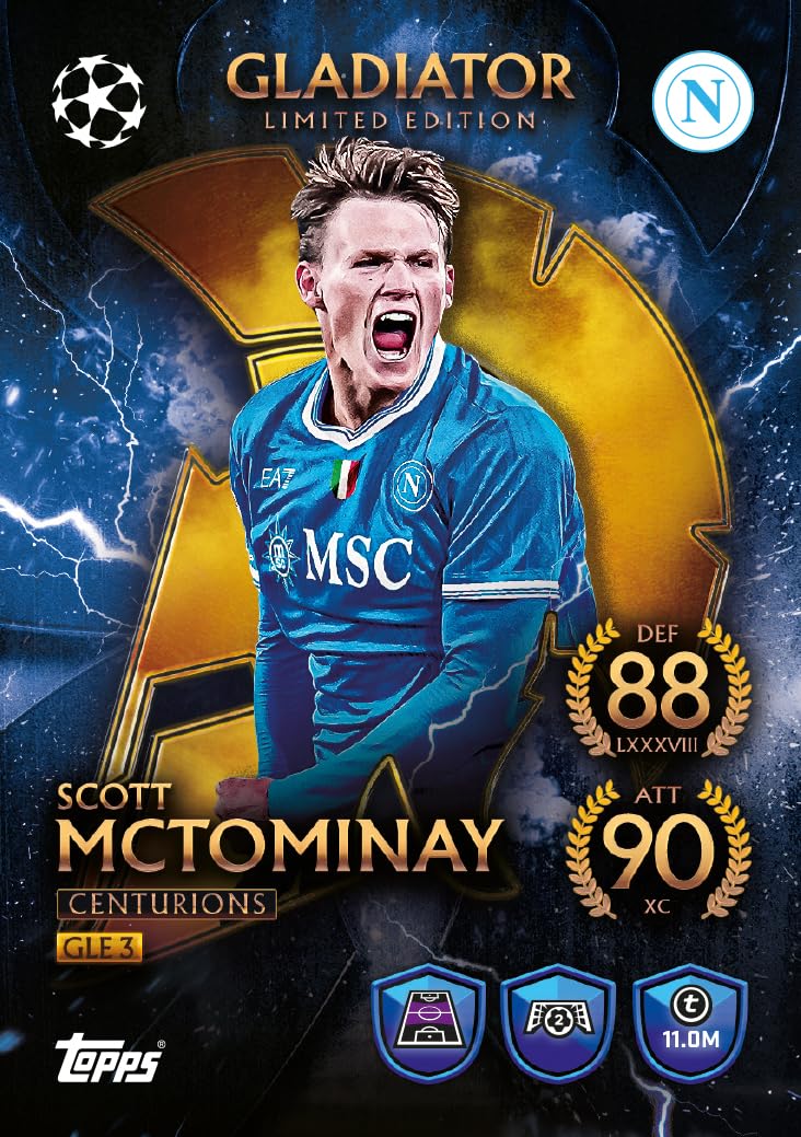 Topps UCC Match Attax 2025/26 - Mega Tin - Centurions - contains 45 Match A 9