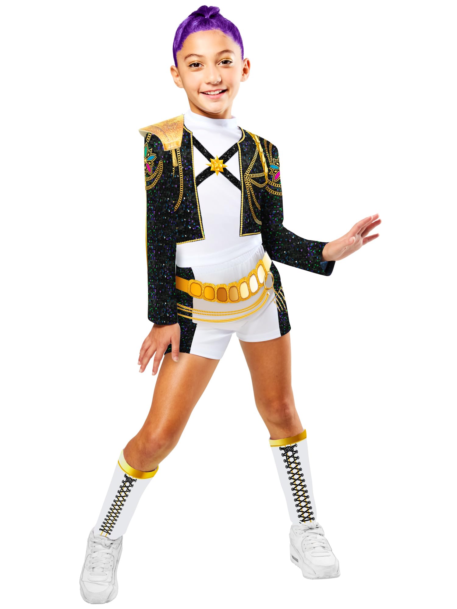 Rubies Official K-Pop Demon Hunters Rumi Golden Child Costume - Kids Size 7-8 Years 1