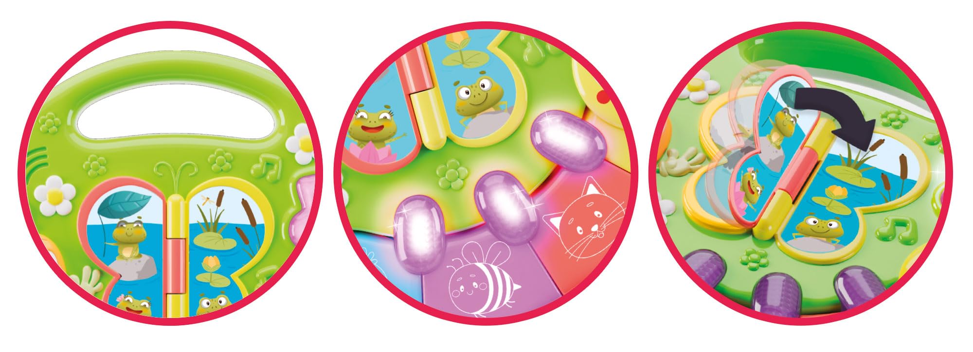 Lisciani Carotina Baby - Musical Interactive Animal Trainer Table for 6+ Months