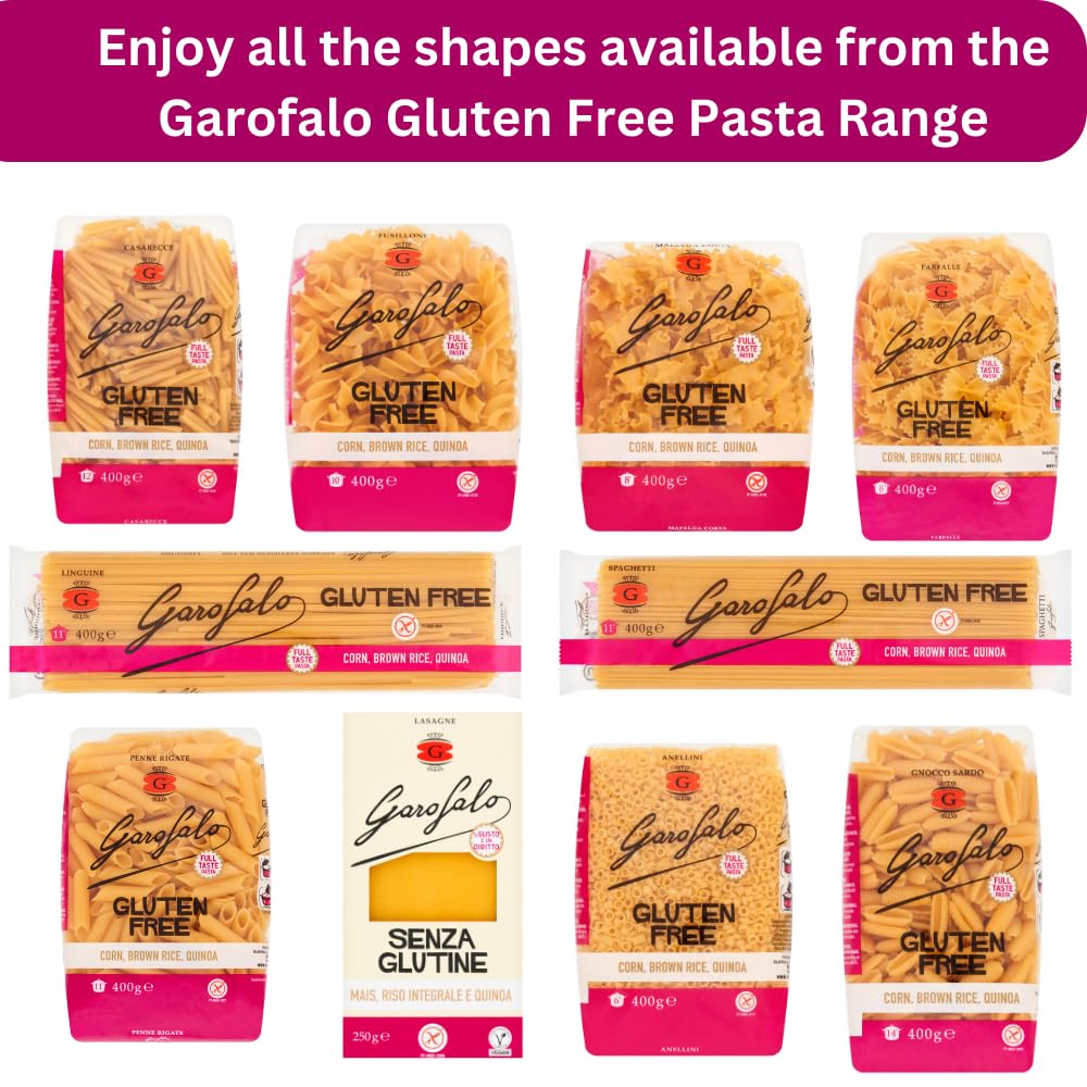 Garofalo Gluten Free Anellini Small Soup Pasta, 400g - Corn, Brown Rice & Quinoa