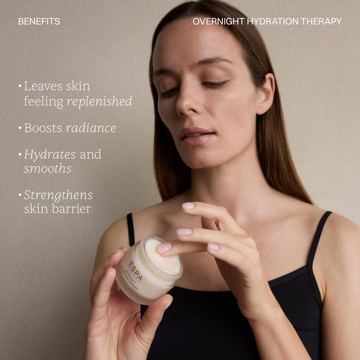 ESPA Overnight Hydration Therapy Mask - 55ml | Hydrates & Brightens | For Normal to Dry Skin