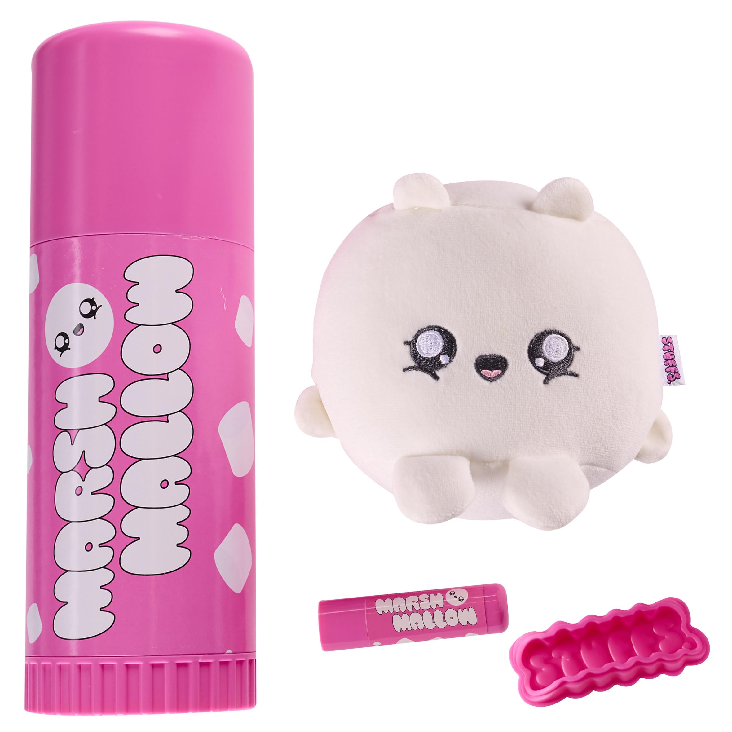 STUFFS Self-Care Stuffie & Lip Balm Set - Collectible Plush Toy with Matching Lip Balm, 5+ Years 2