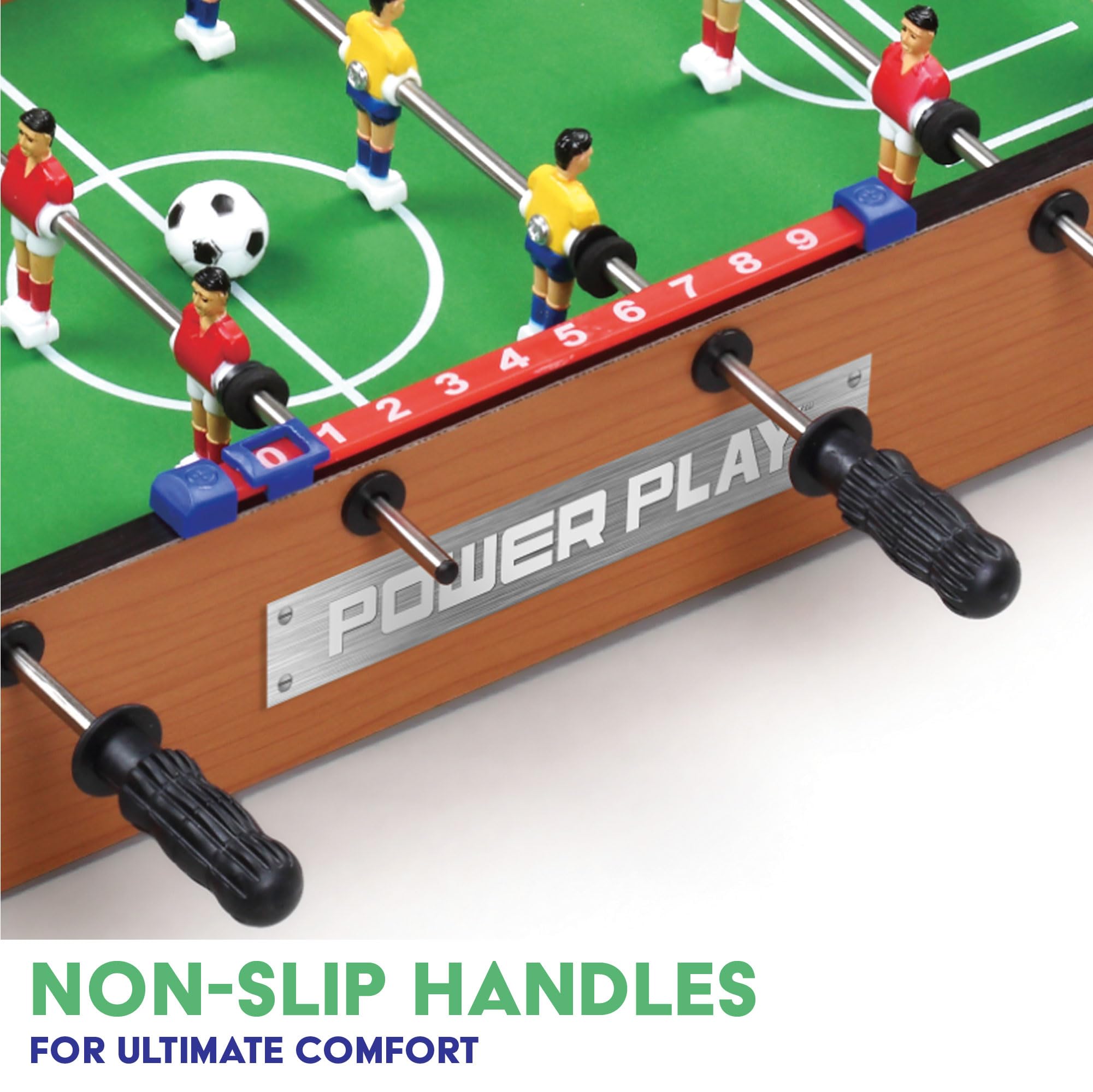 Power Play Table Top Football Game - Wooden, Portable, 12 Players | Ages 5+ 4