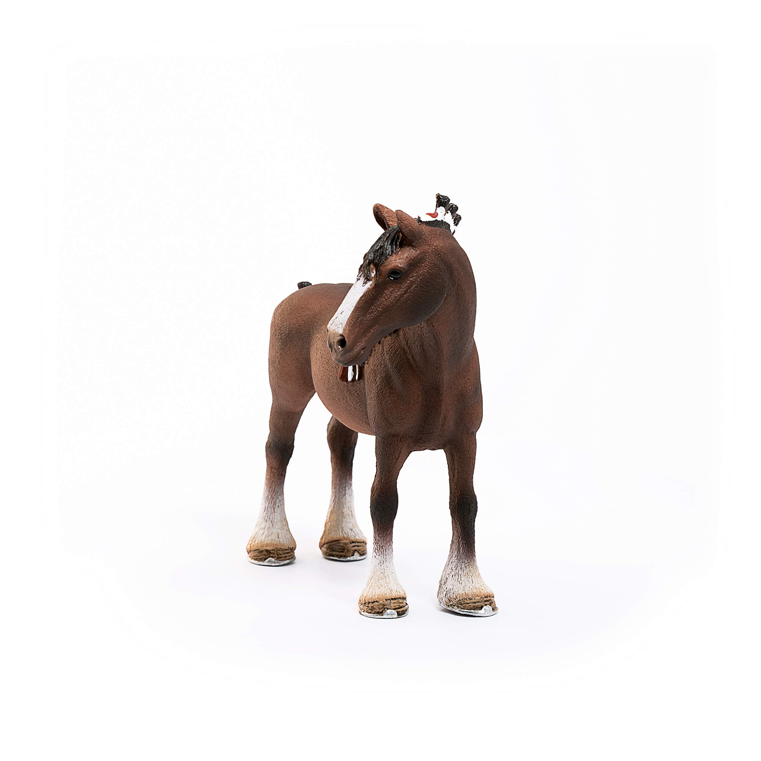 Schleich Farm World Clydesdale Gelding Play Figure Model 13808-23 | Ages 3+