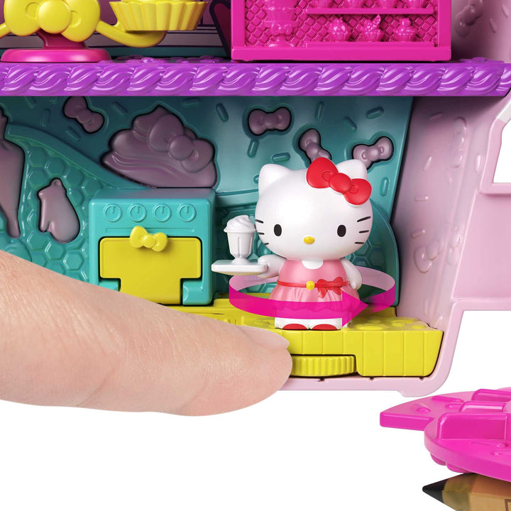 Hello Kitty and Friends Minis Cupcake Bakery Playset - 7-Piece Interactive Toy for Kids 6 Months - 3 Years