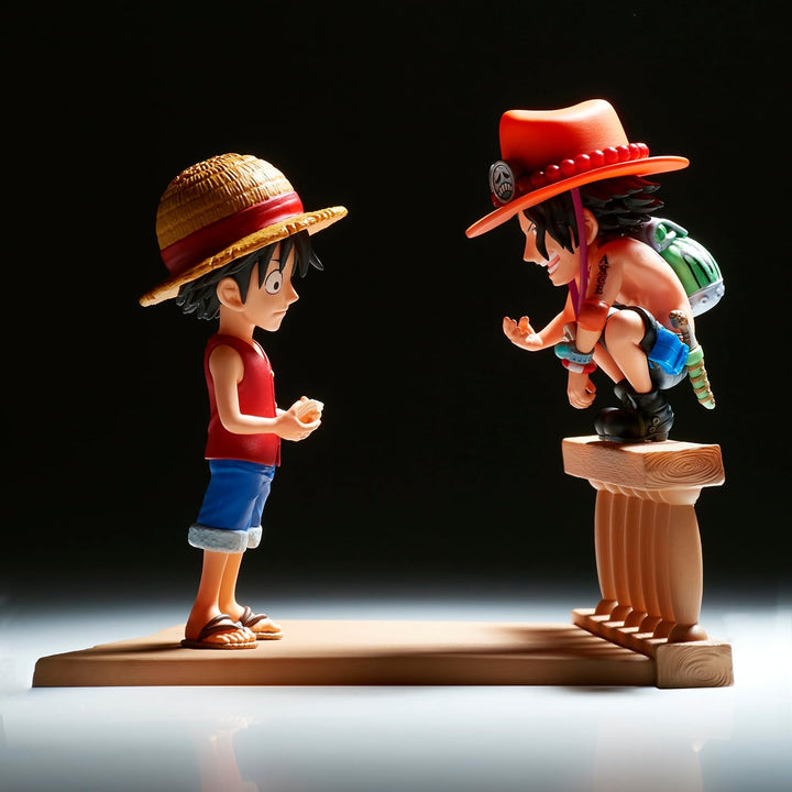 Banpresto World Collectable Figure One Piece - Monkey D. Luffy & Portgas D. Ace Action Figure (BPR89475)