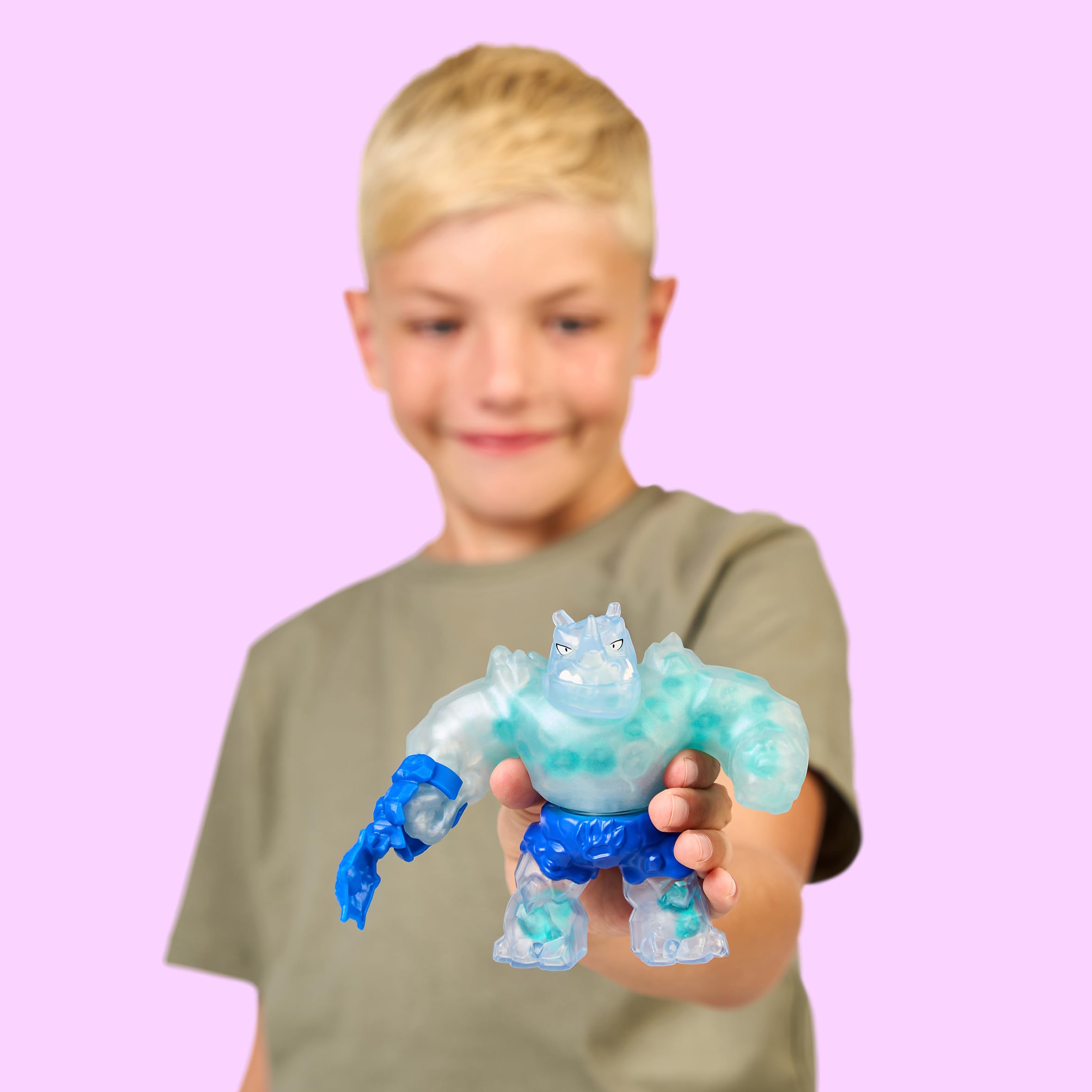 Heroes of Goo Jit Zu Meteor Madness Rhinostone Action Figure | Stretches 3x Size | Ages 4+ 4
