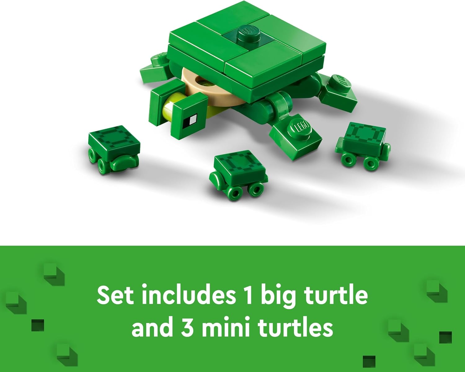 LEGO Minecraft The Turtle Beach House - Building Set with Turtle Warrior, Drowned & Turtles for Kids 8+ 11