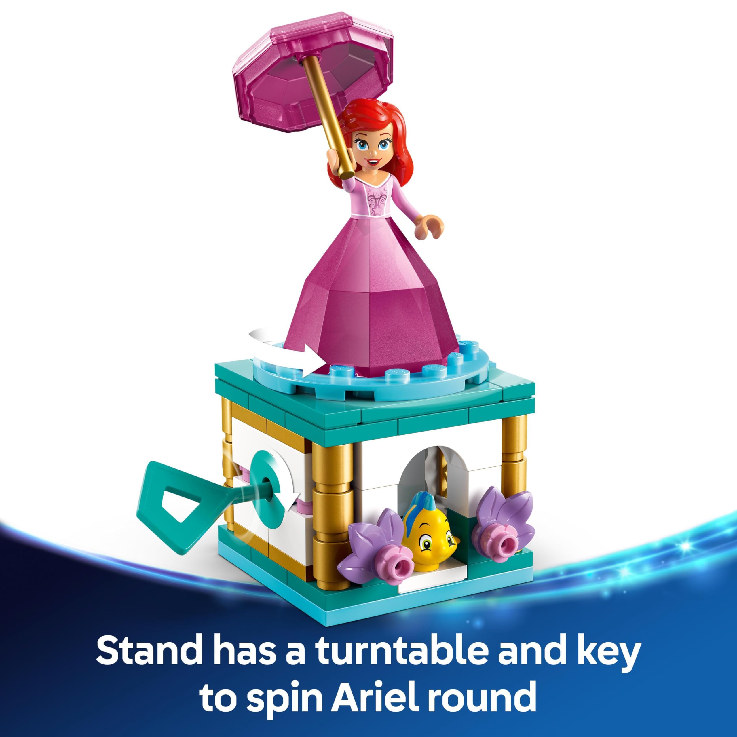 LEGO ǀ Disney Twirling Ariel Building Toy - Spinning Playset for 5+ Year Olds 5