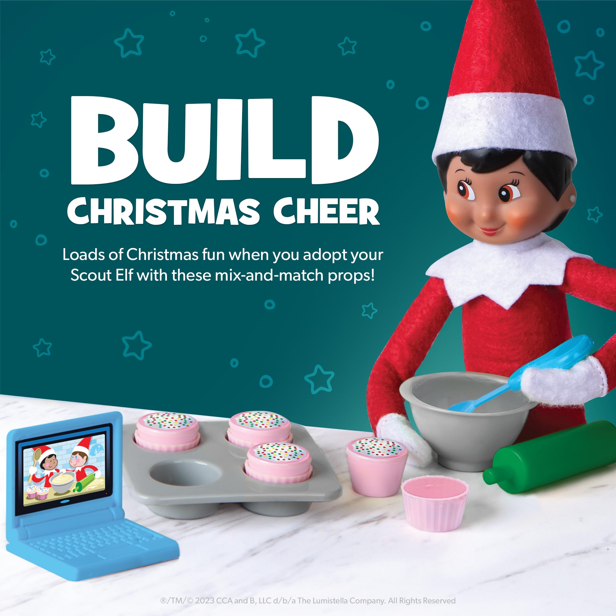 The Elf on the Shelf Polar Props: Cooking School Set - 20+ Piece Playset for Imaginative Holiday Fun