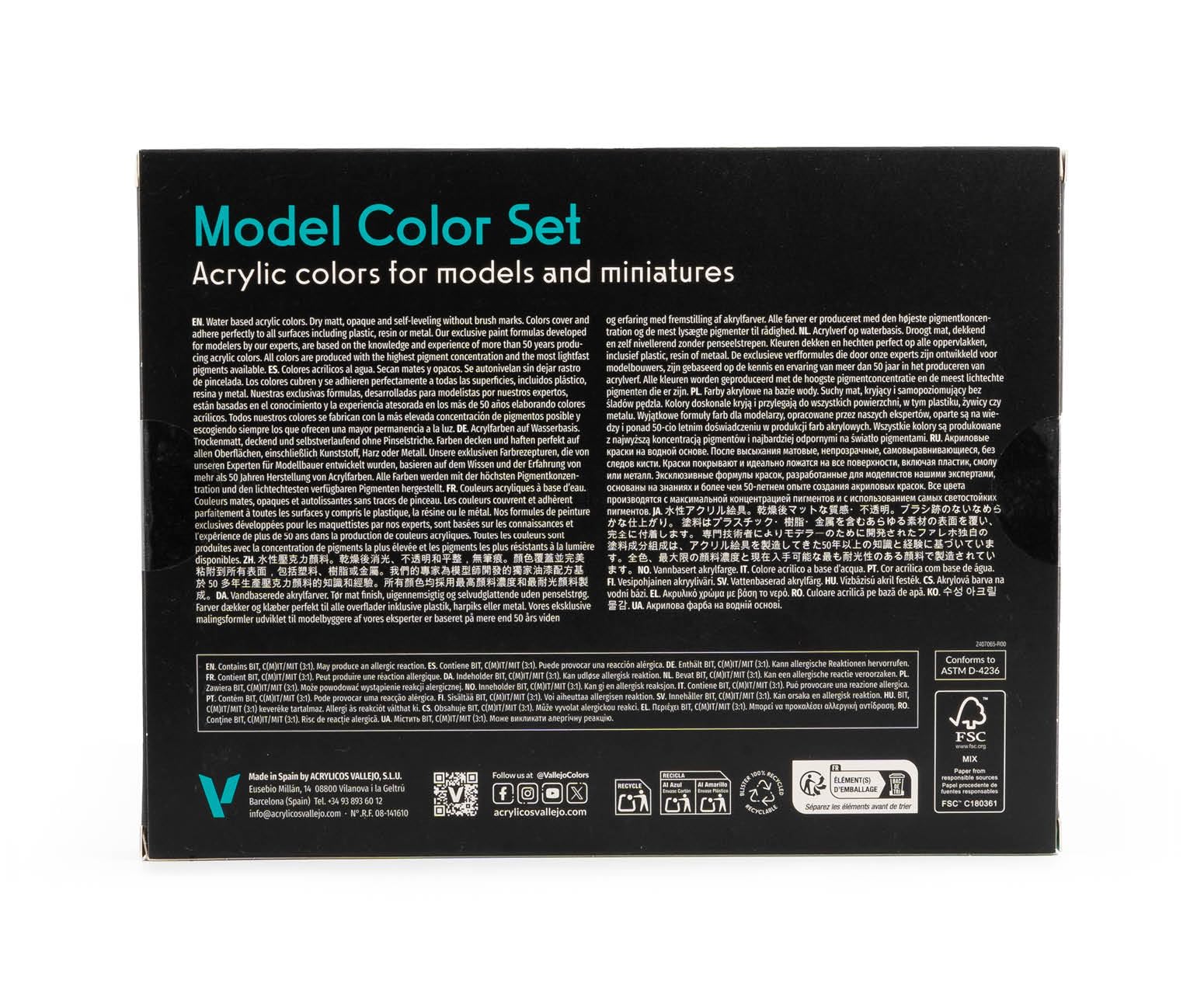 Vallejo AV Model Color Set - Wargames Special (16) 2