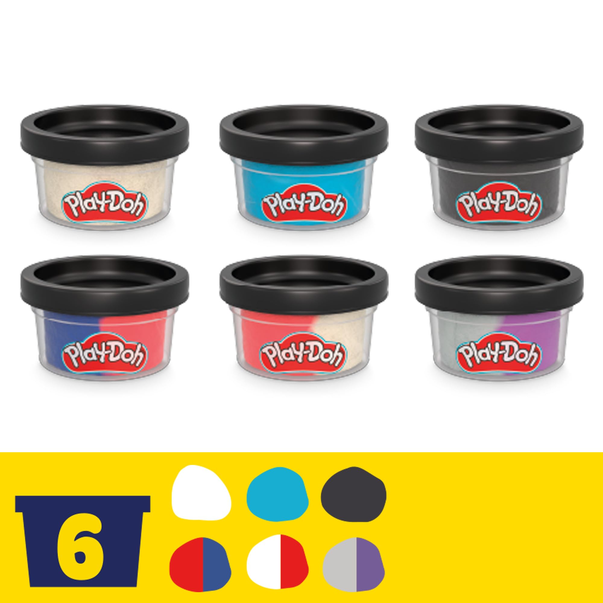 Play-Doh Marvel Hero Adventure Playset with 3 Figures & 6 Compound Cans | Ages 4+ 8