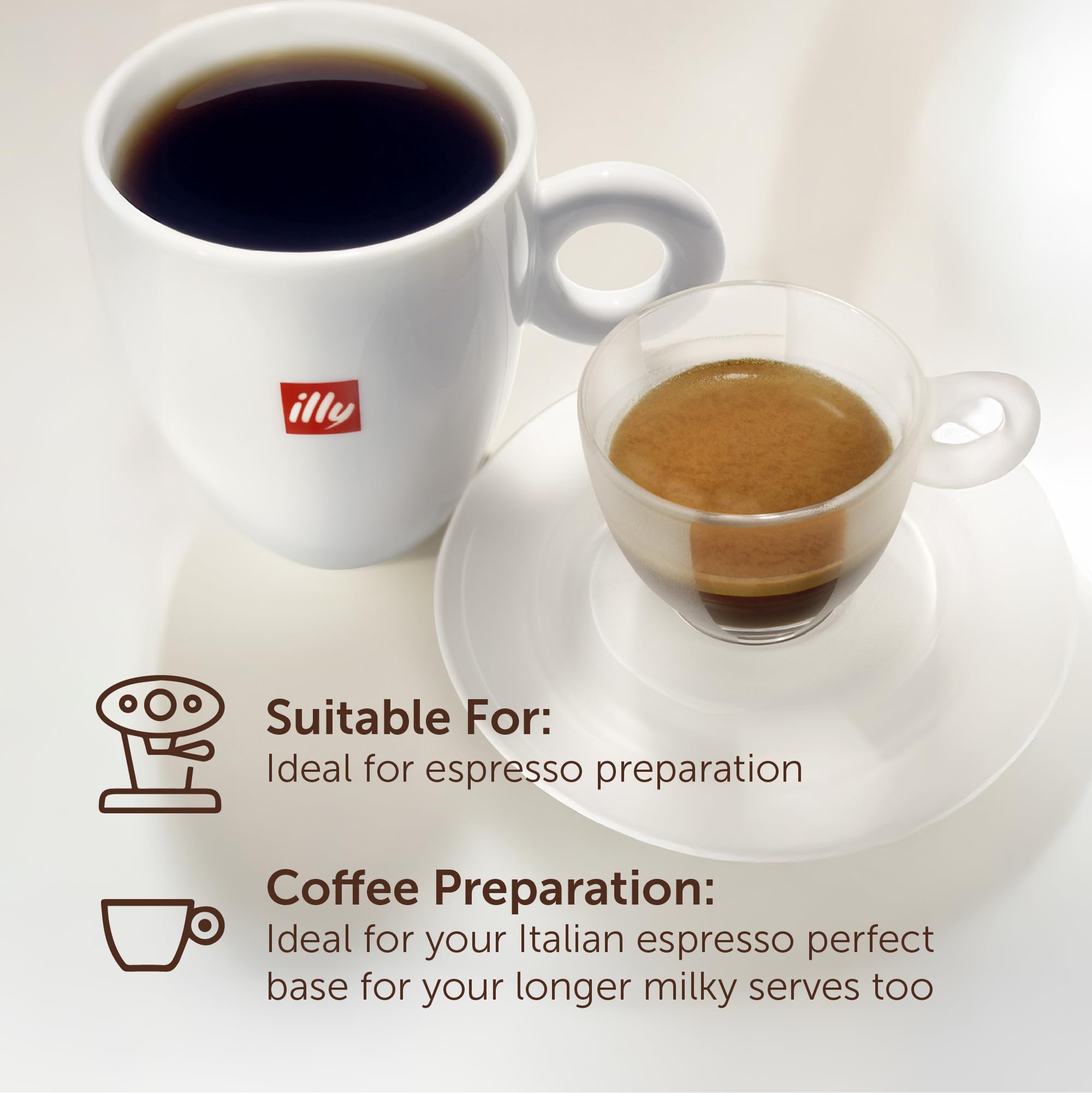 illy - Decaf Ground Coffee - Medium Roast - 100% Arabica - Perfect for Espresso Machines - 125g Tin
