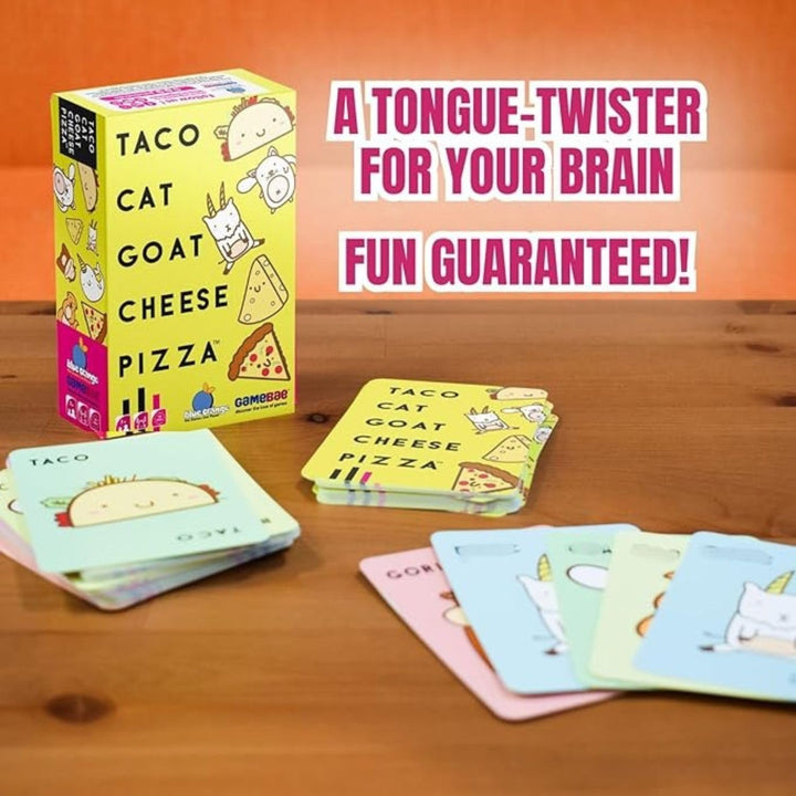 Blue Orange Taco Cat Goat Cheese Pizza Card Game