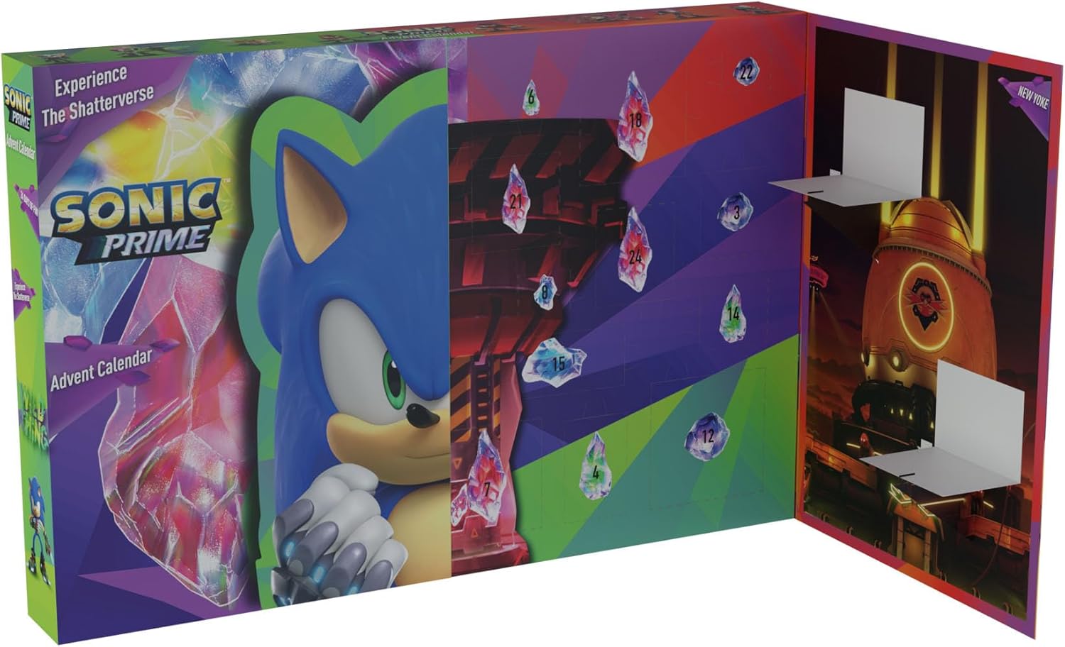 Bandai Sonic Prime Advent Calendar - 24 Surprise Toys & Collectible Figures 4