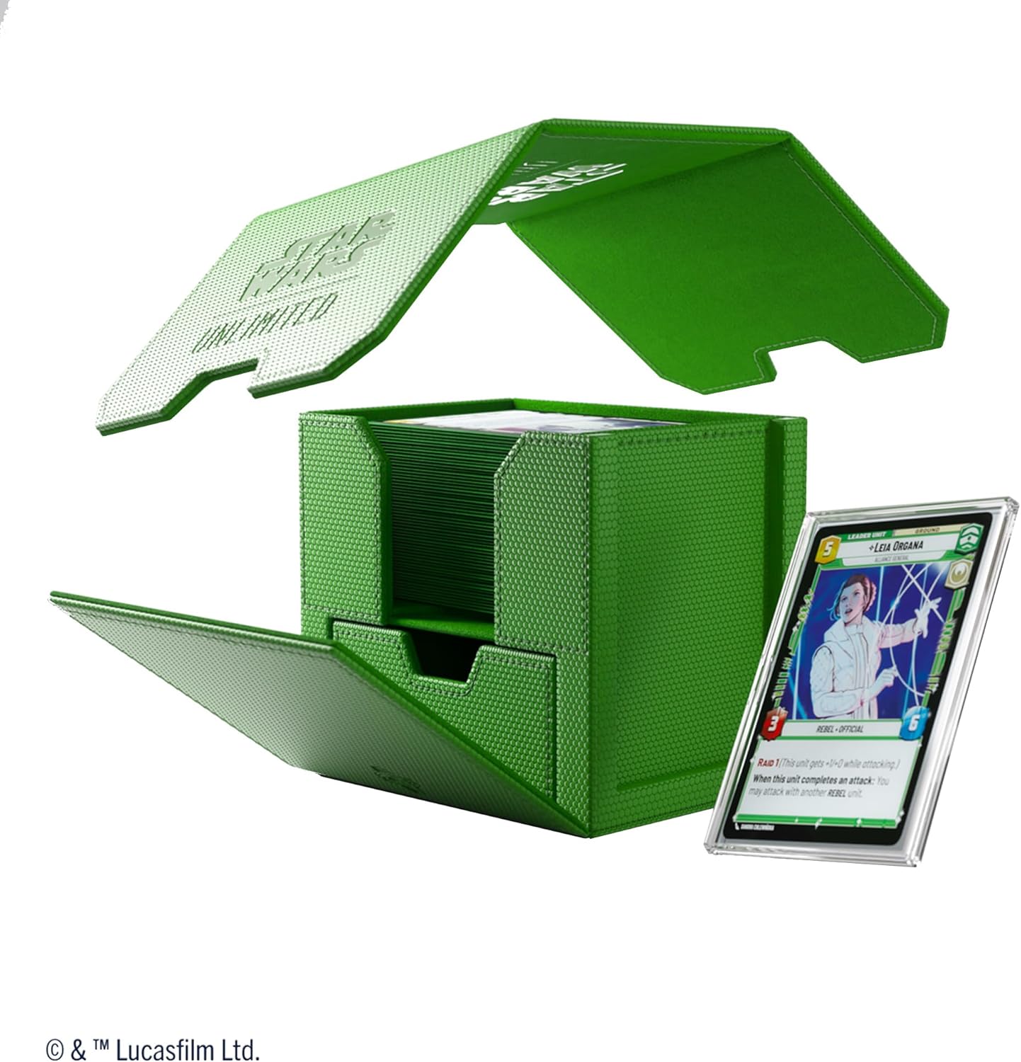 Gamegenic Star Wars Unlimited Deck Pod - Green Card Game Accessory 2