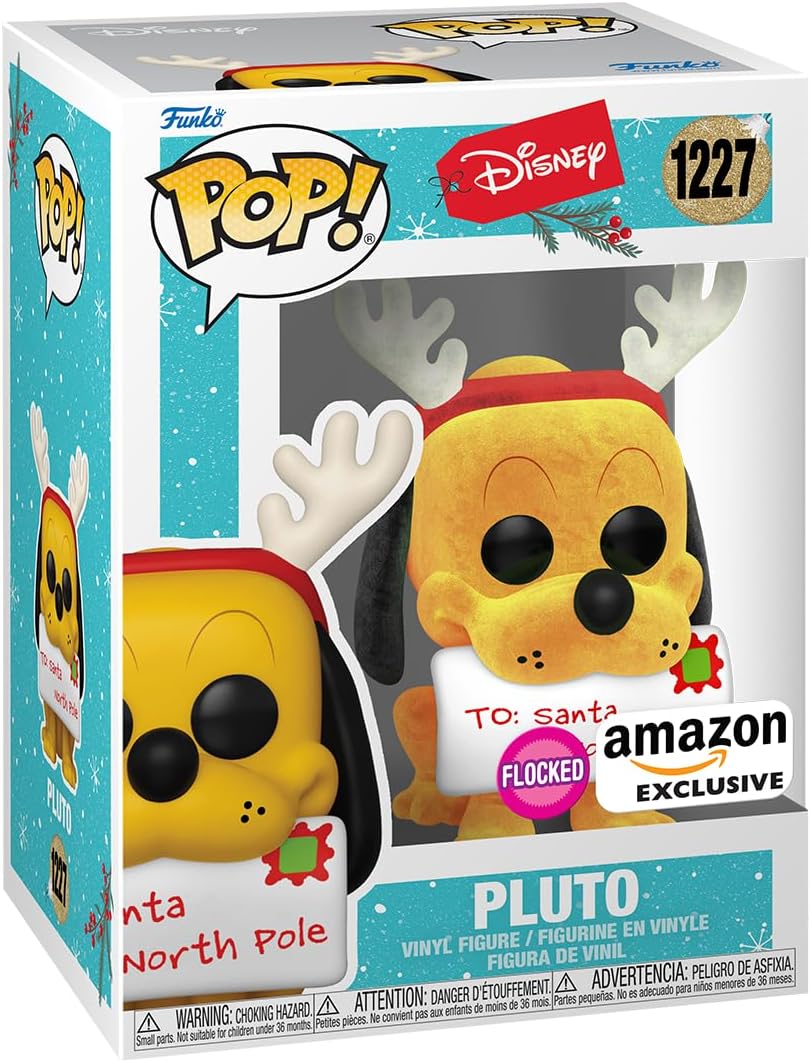 Funko Pop! Disney Holiday - Pluto Flocked Vinyl Figure (66369)