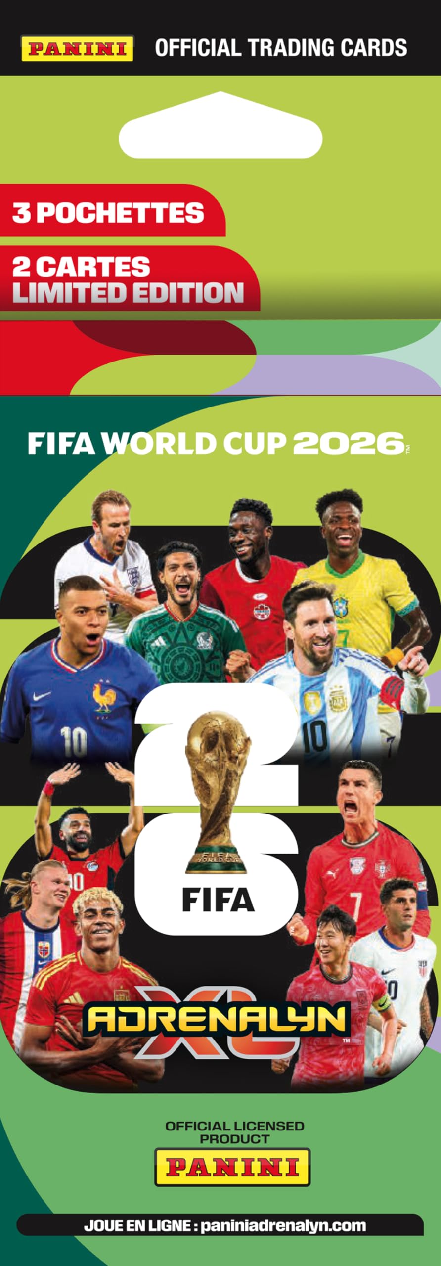 Panini FIFA World Cup 2026 Adrenalyn XL Multiset Trading Cards | Multicolor Paper Cards