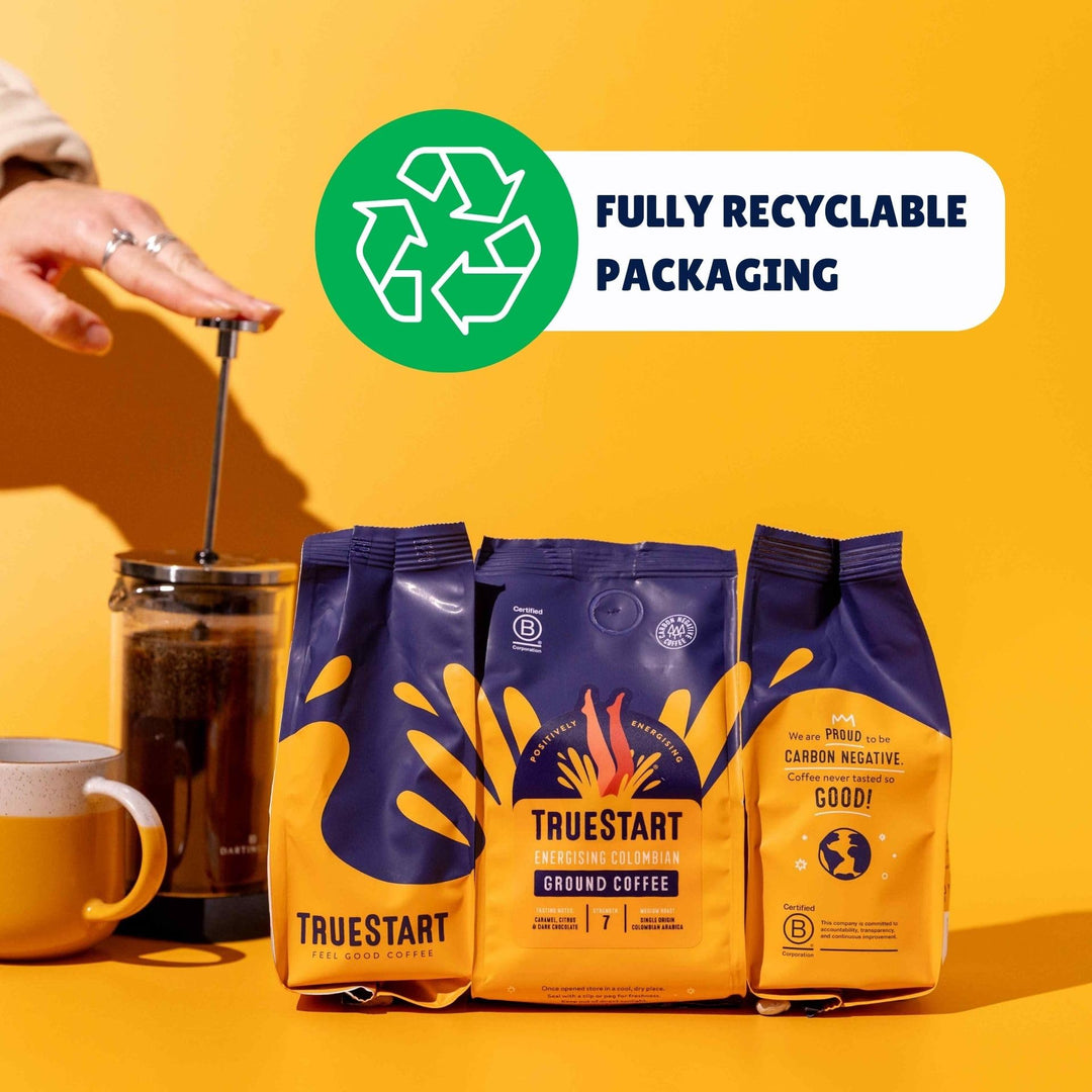 TrueStart - Smooth Energising Colombian Ground Coffee 200g