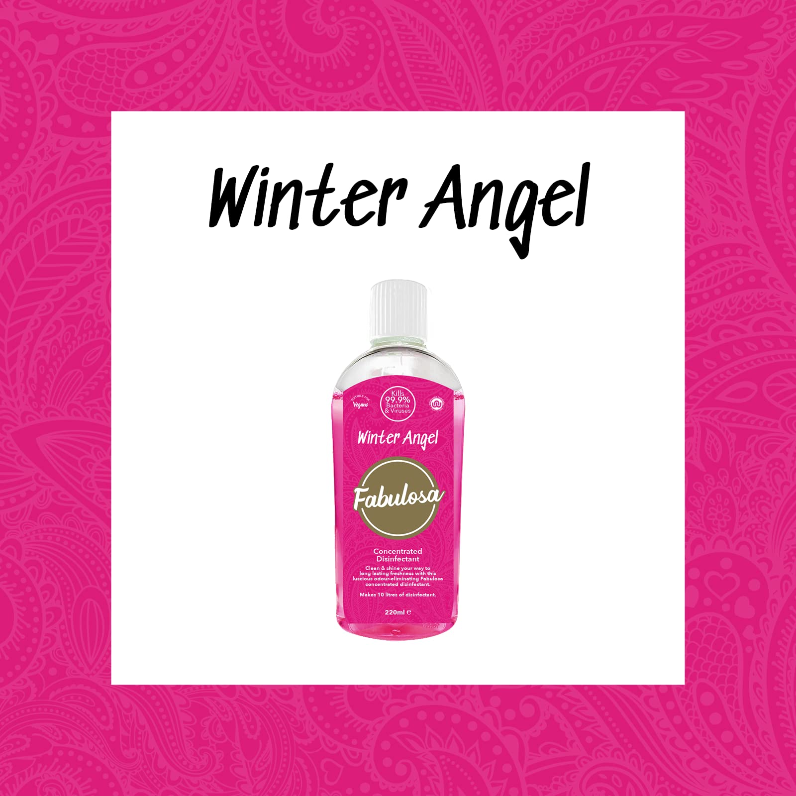 Fabulosa 4 in 1 Concentrated Antibacterial Disinfectant All Purpose Cleaner | 220 ml Liquid 2