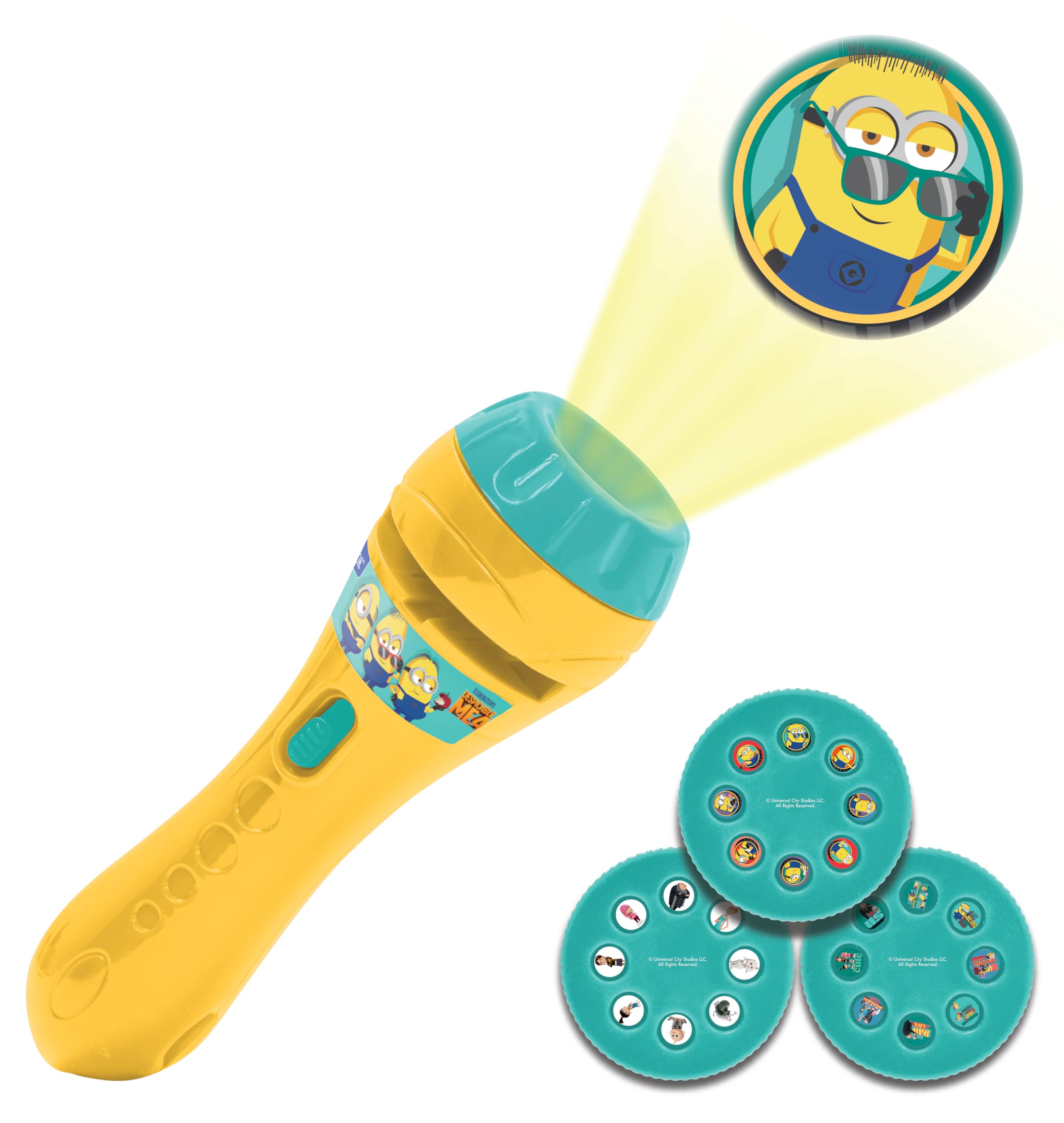 LEXIBOOK Despicable Me Minions Story Projector & Torch - 24 Images, 3 Discs, Ages 3+ 8
