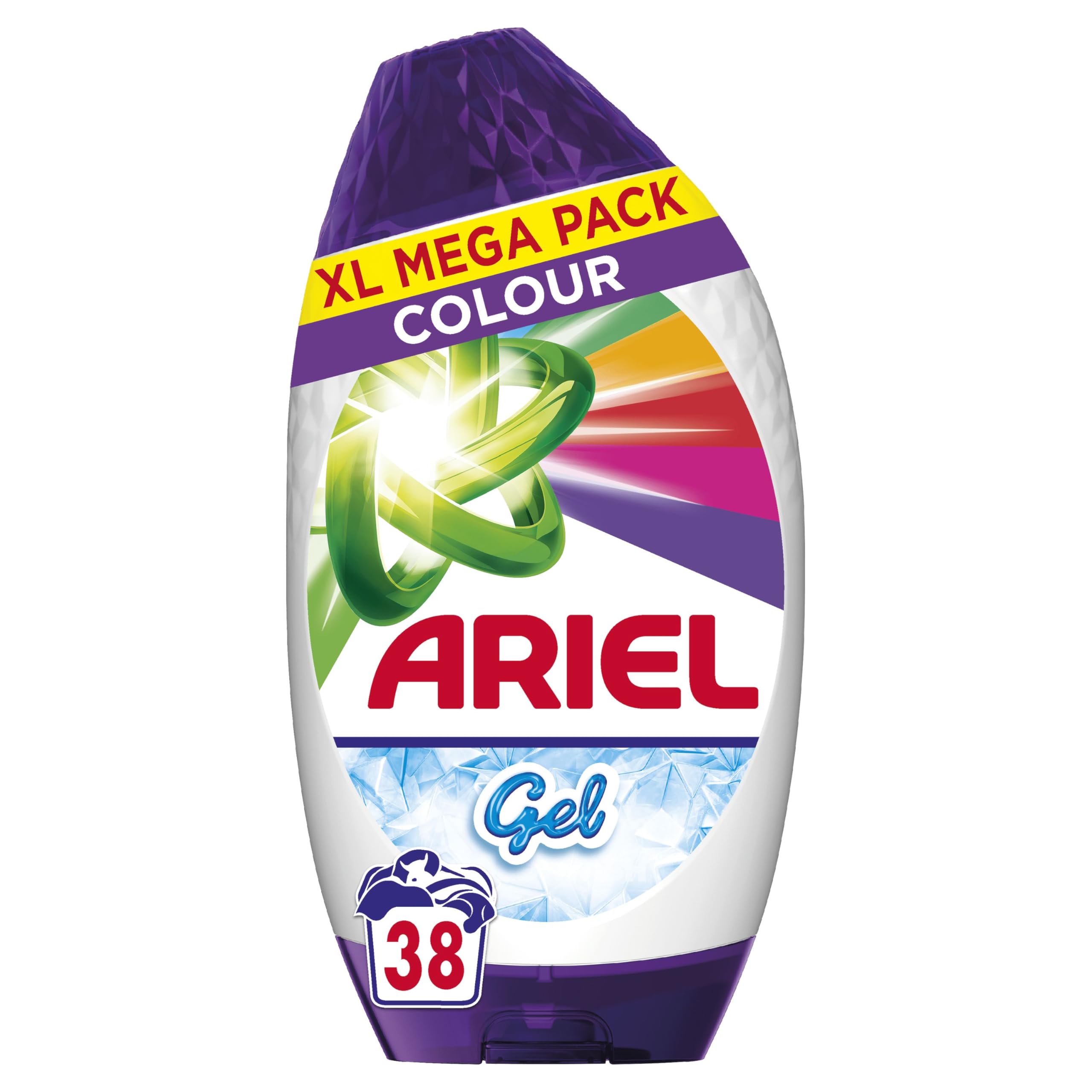 Ariel Colour Washing Liquid Laundry Detergent Gel - 38 Washes | 1.25 L | Floral Scent