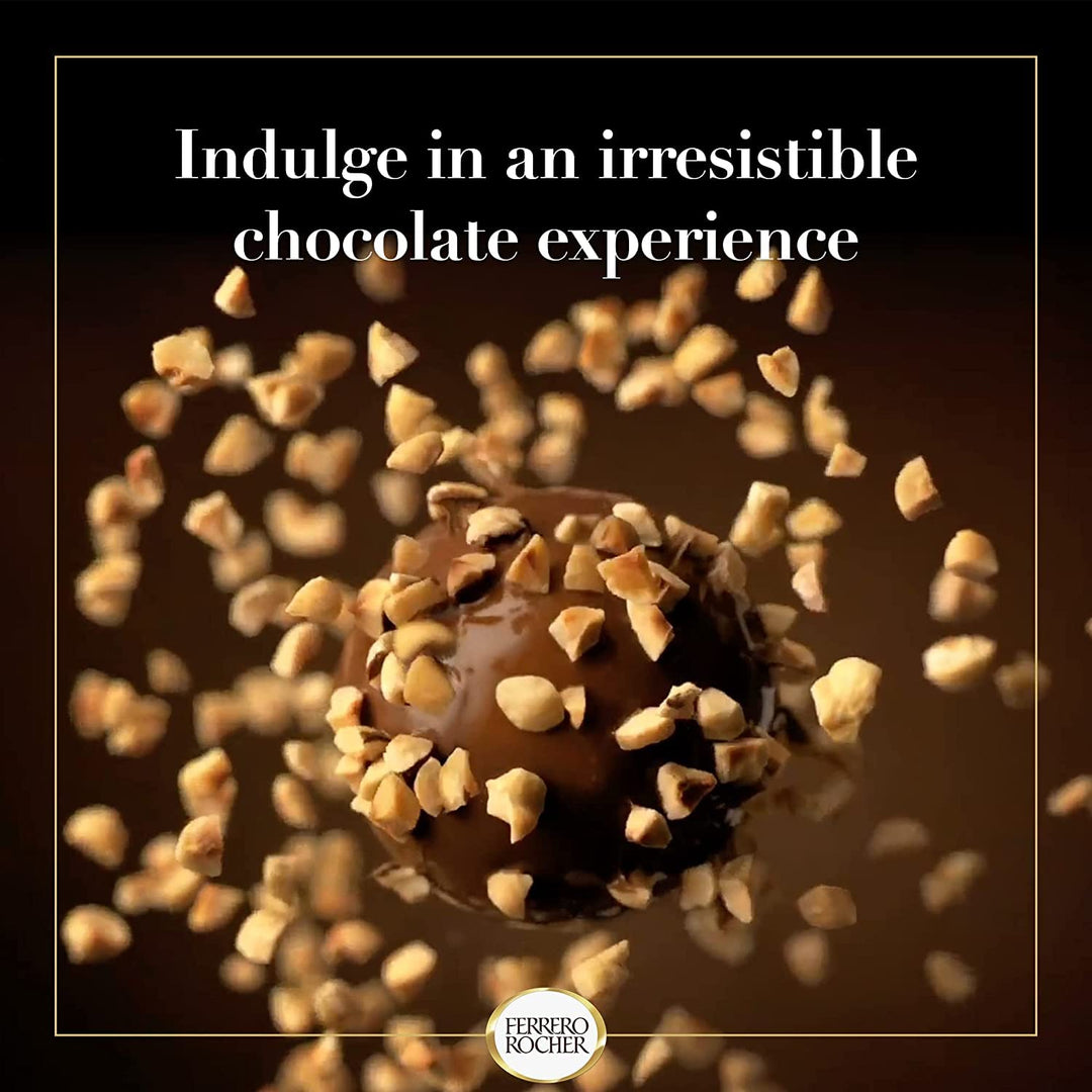 Ferrero Rocher Pralines Bulk Box - 48 Pieces, Hazelnut Milk Chocolate Treats for Gifting & Celebrations