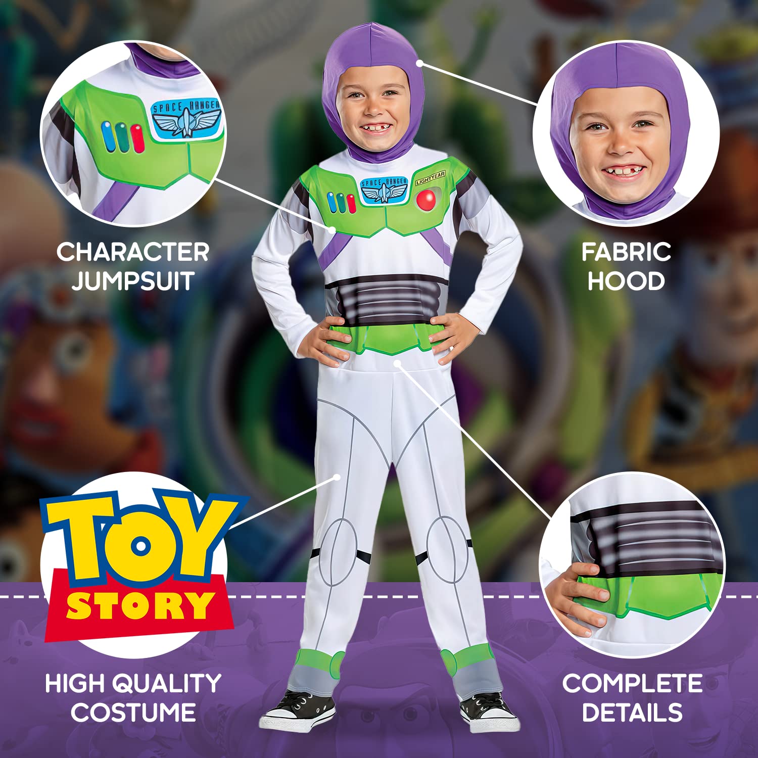 Disguise Buzz Lightyear Costume - Small (5-6 Years)