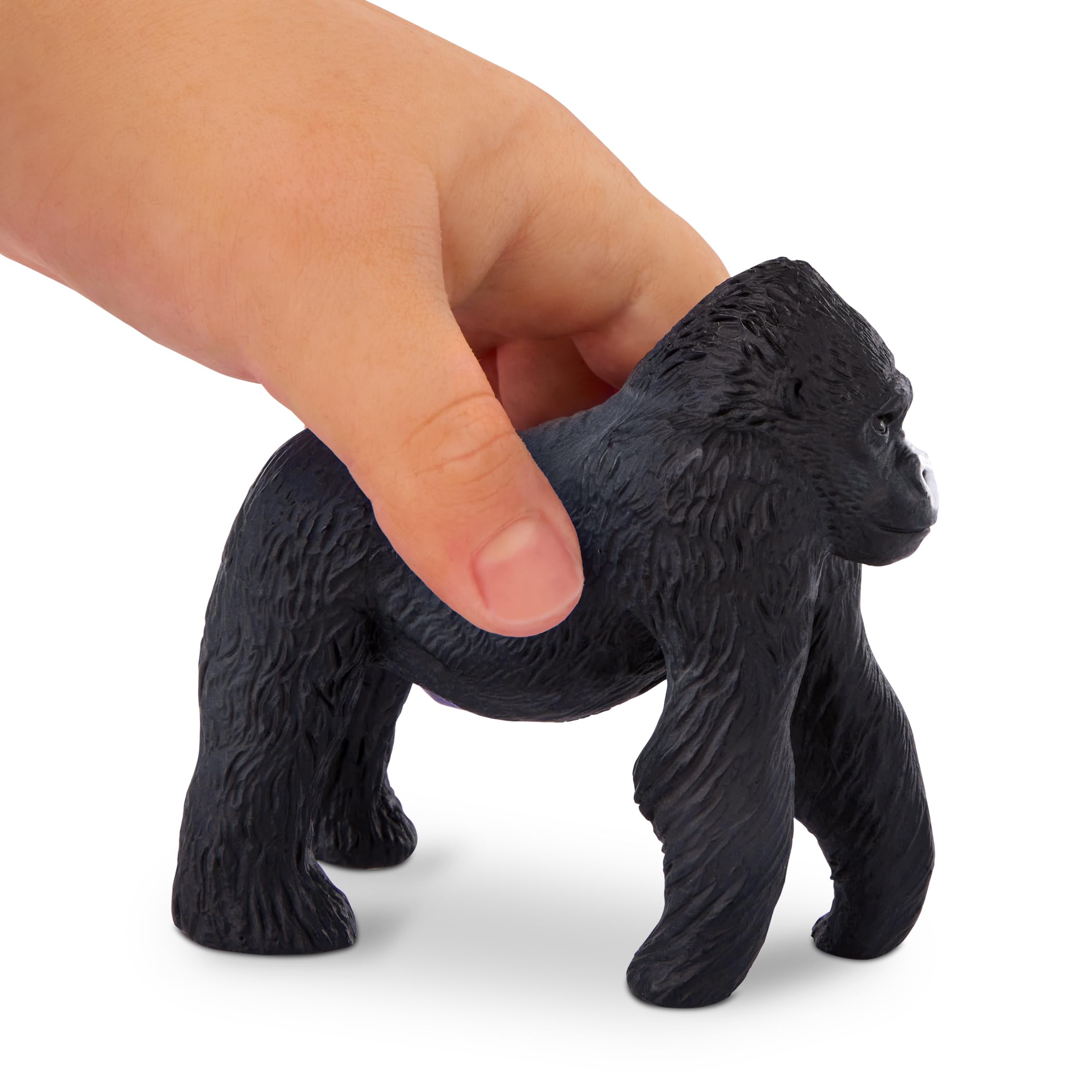 Terra by Battat Gorilla Family Playset - 4pc Realistic Animal Figures for Kids 3+ 10