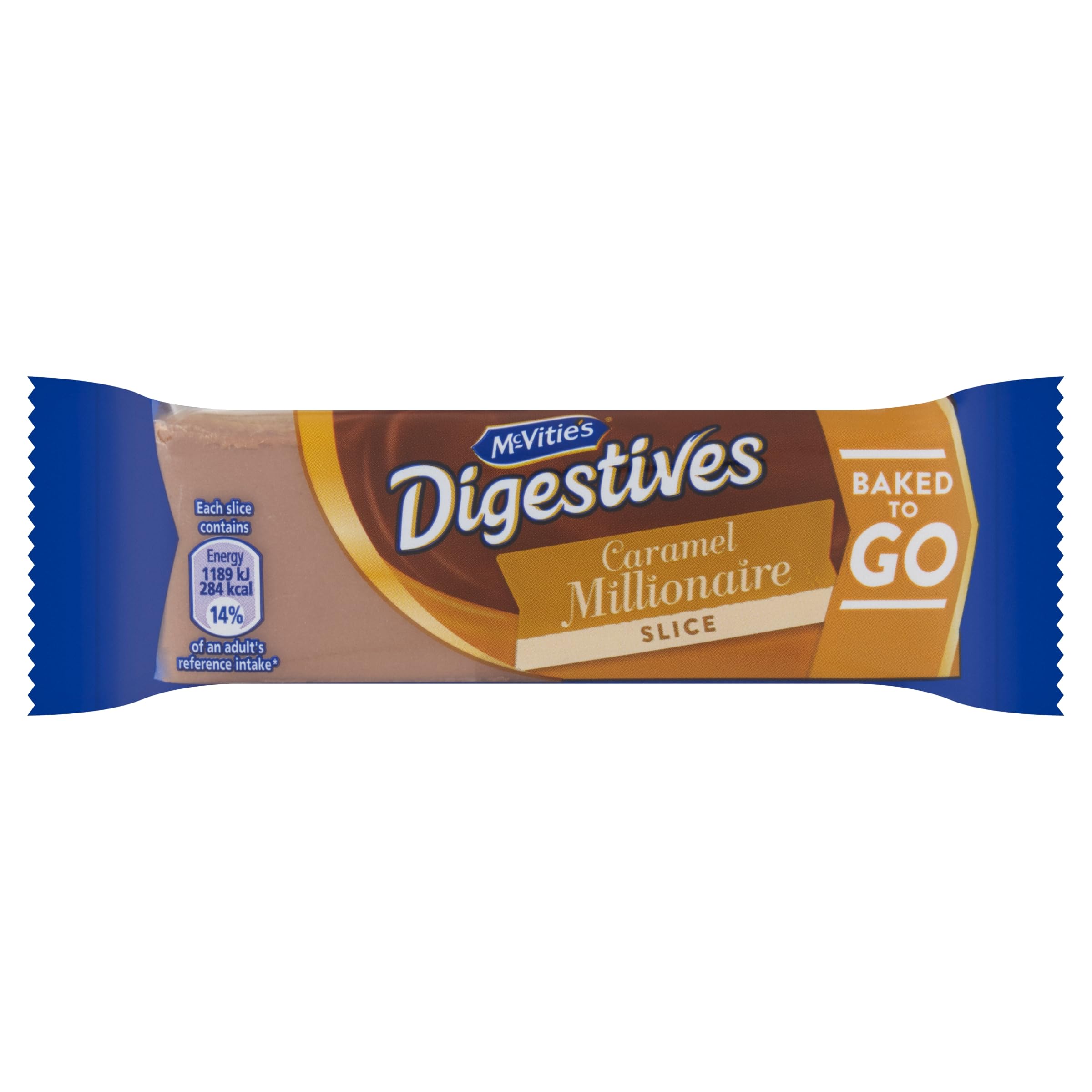 McVitie's Milk Chocolate Digestives Caramel Millionaire Slice Snack Bar | 5 Pack | 51g 2