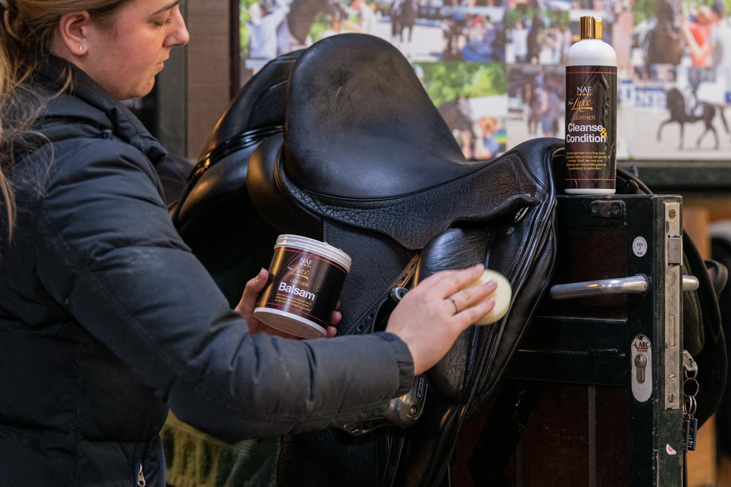 NAF Sheer Luxe Leather Balsam - Deep Conditioning with Beeswax & Lanolin | 400g 3