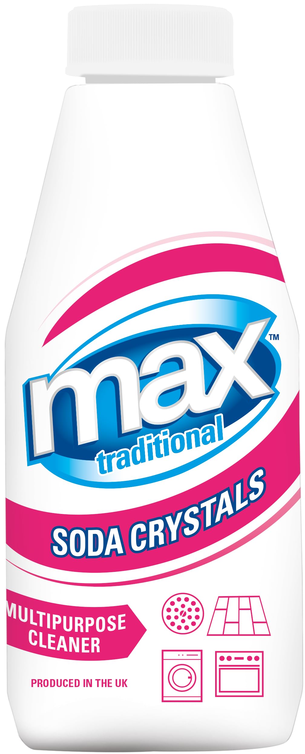 Max Traditional Soda Crystals - Unscented Powder for Stubborn Grease & Stain Removal | 450g 1