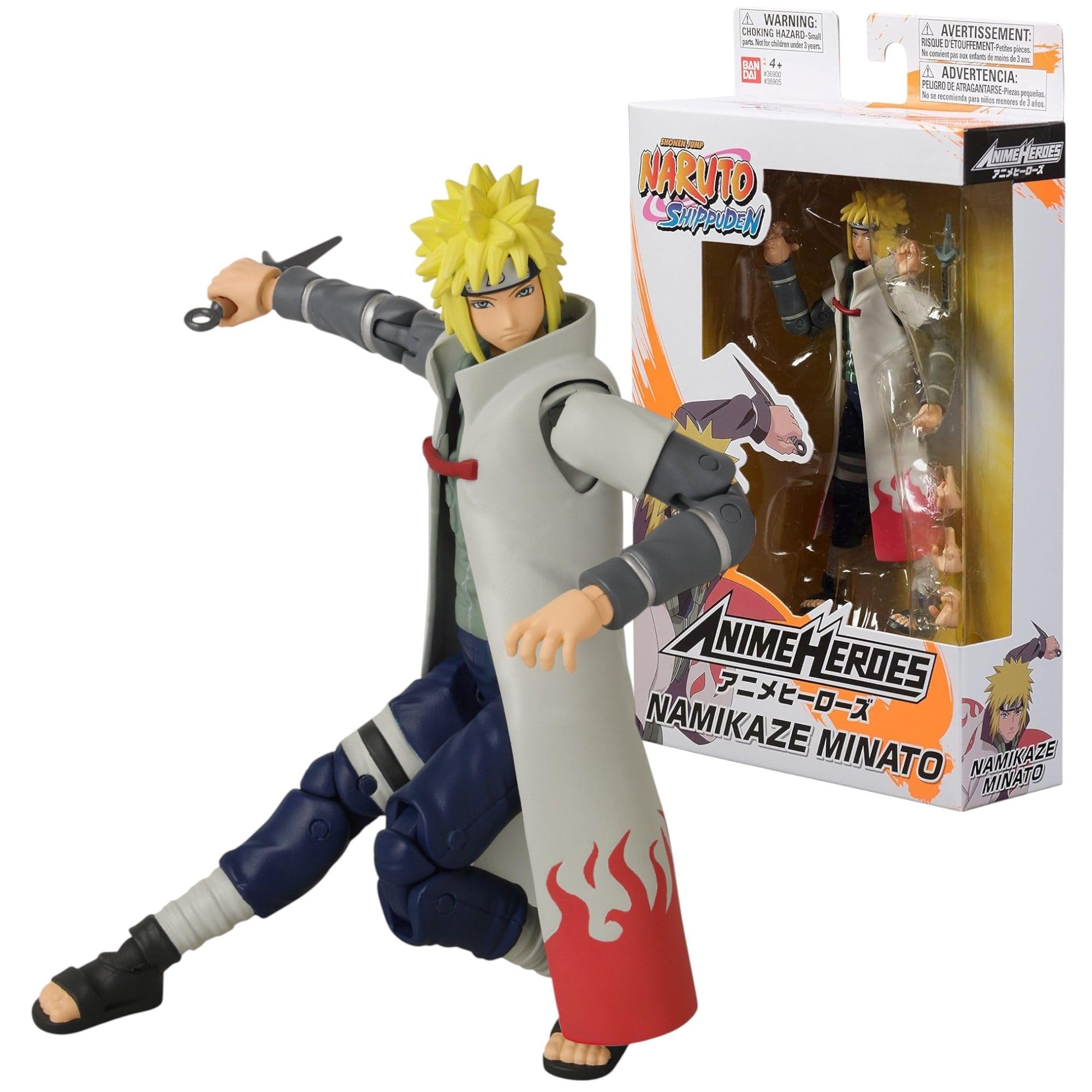 Bandai Anime Heroes Naruto Shippuden - Namikaze Minato Action Figure 7