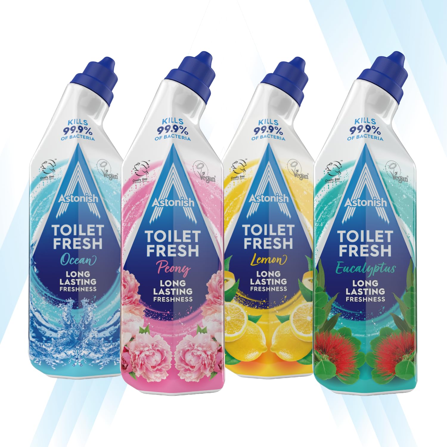 Astonish Toilet Fresh Gel - Kills 99.9% Bacteria, Limescale Prevention, Citrus Scent, 750 ml 3