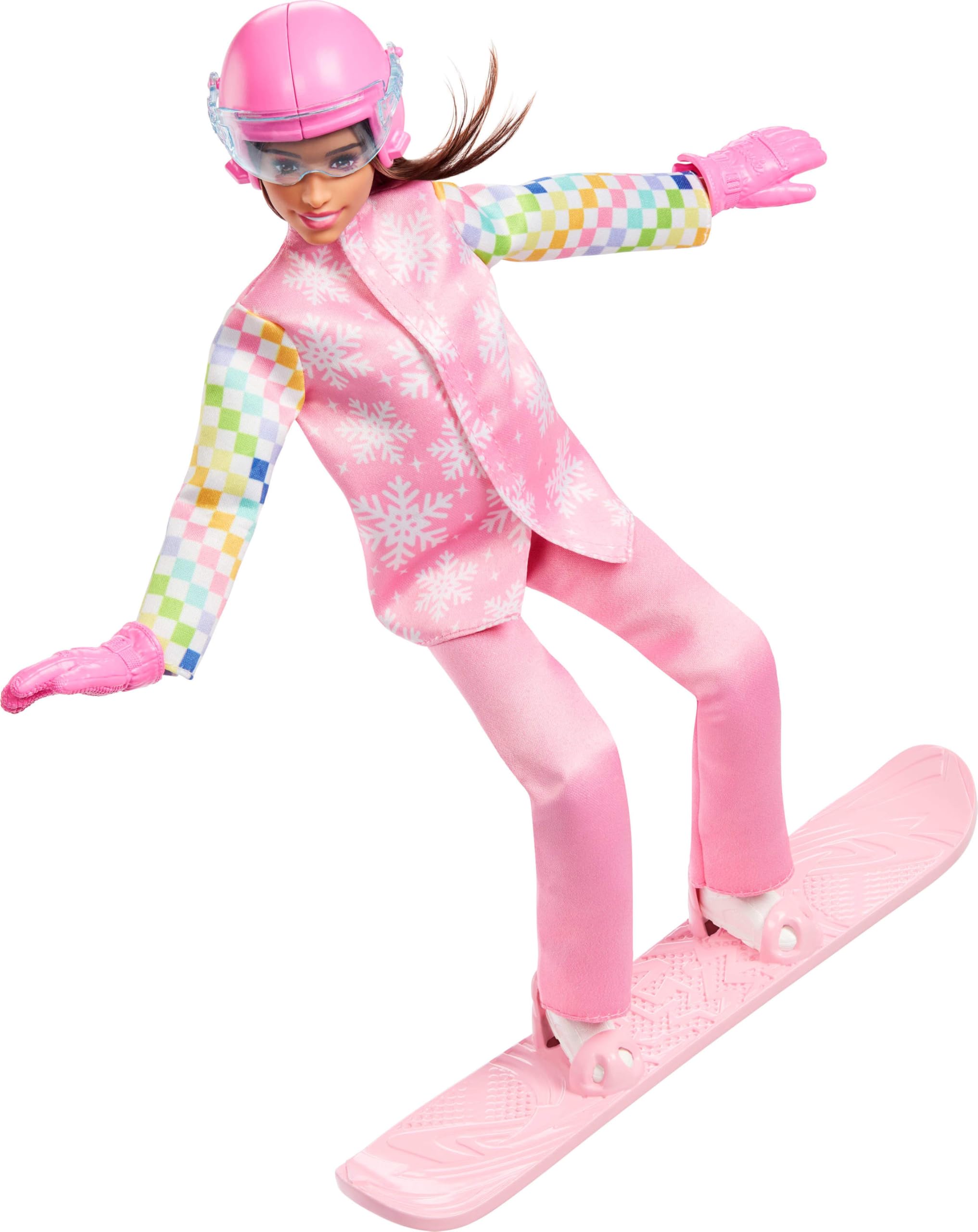 Barbie JKF78 Snowboarder Doll with Color-Change Snowboard | Ages 3+ | Multicolor Plastic 5