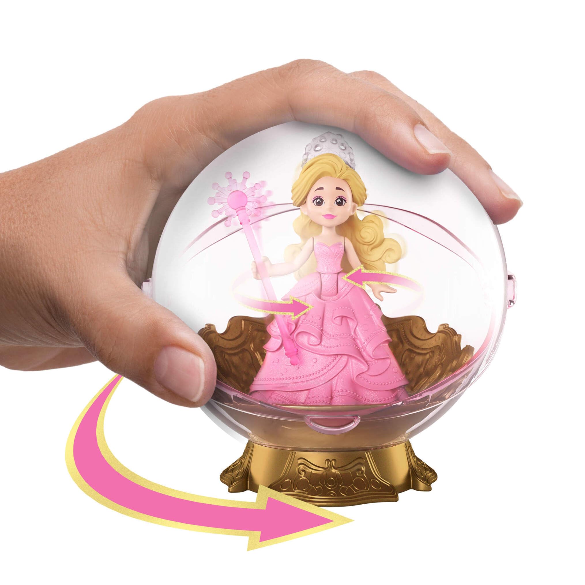 Mattel Wicked Glinda's Floating Bubble Playset with Doll & Vehicle - Inspired by Universal Pictures Movie 2