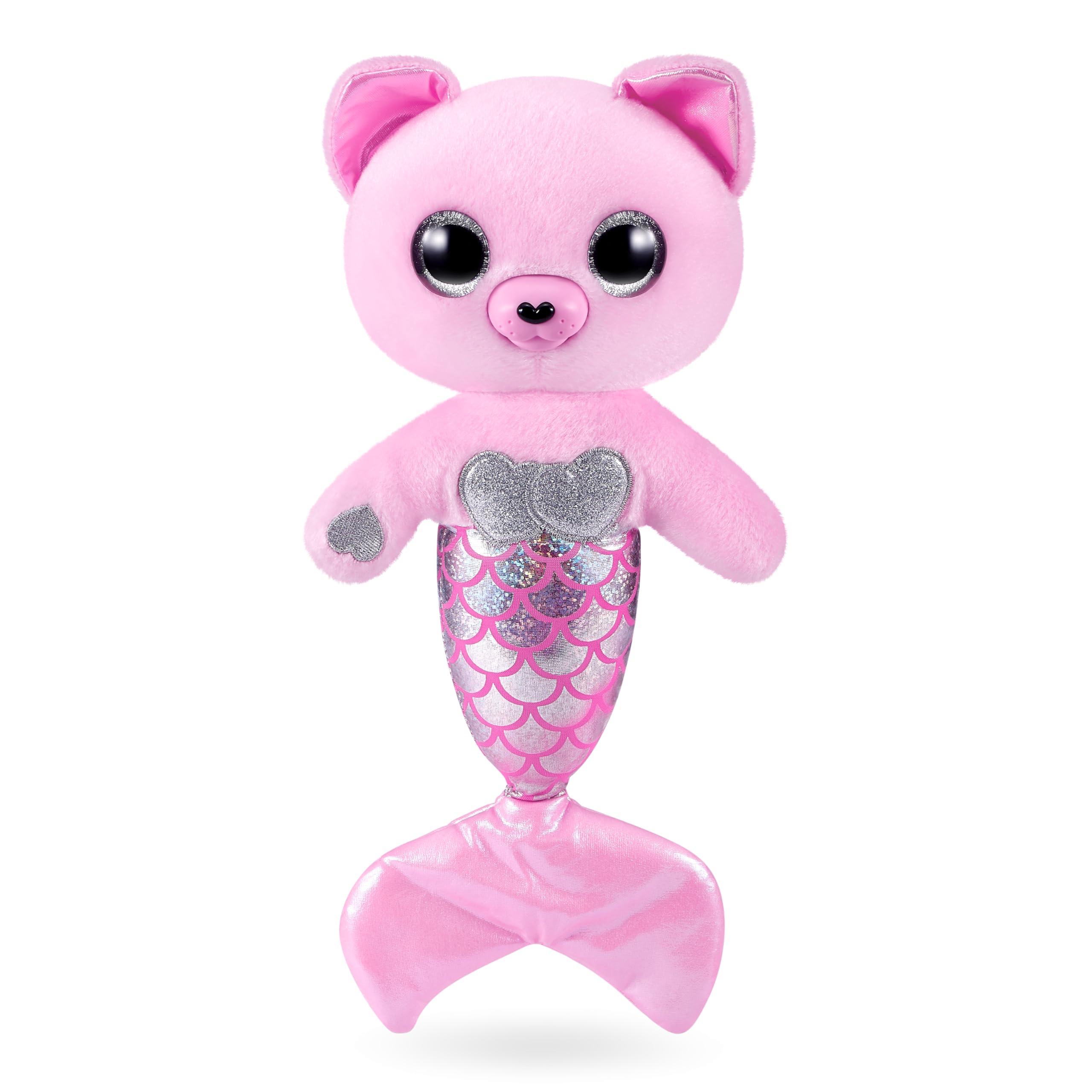 Pets Alive Furmaids by ZURU - Interactive Mermaid Plush with Lights, Sounds & Surprises (Pink Kitten) 2
