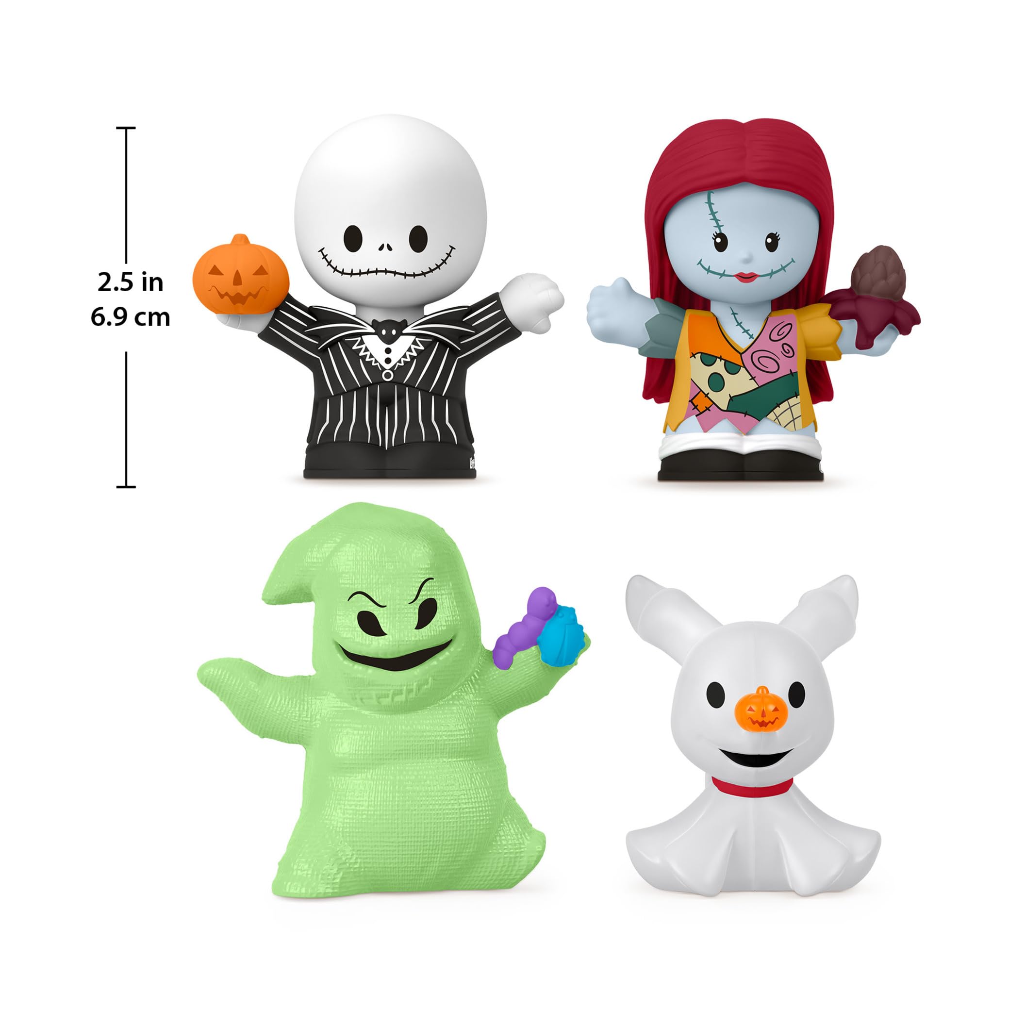 Little People Collector Disney Tim Burton’s The Nightmare Before Christmas - 4-Pack Glow-in-the-Dark Figures 17