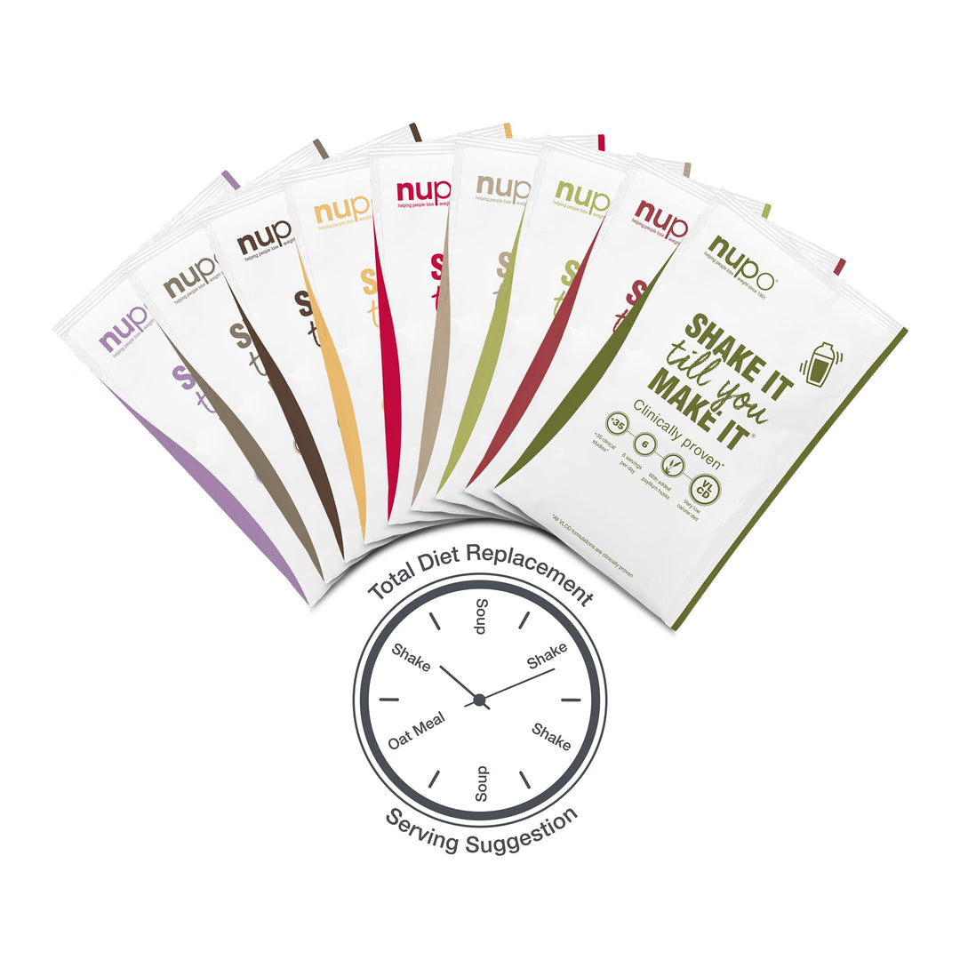 NUPO Diet Meal Replacement Gluten Free Spicy Thai Chicken Soup (12 Servings)