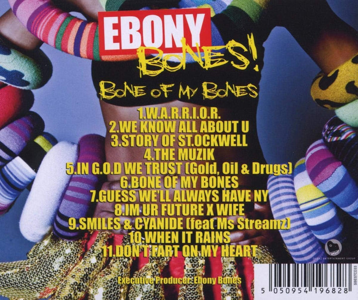 Bone Of My Bones by Ebony Bones - Alternative Rock CD Album