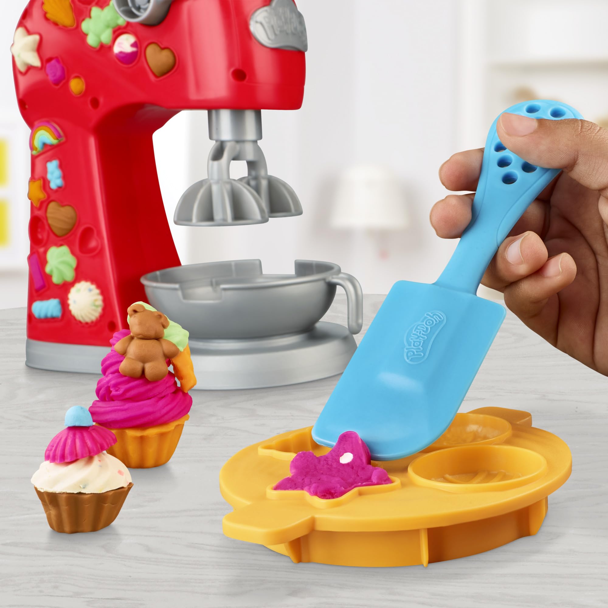 Play-Doh Kitchen Creations Magical Mixer Playset - Ages 3+ | Includes 5 Cans 9