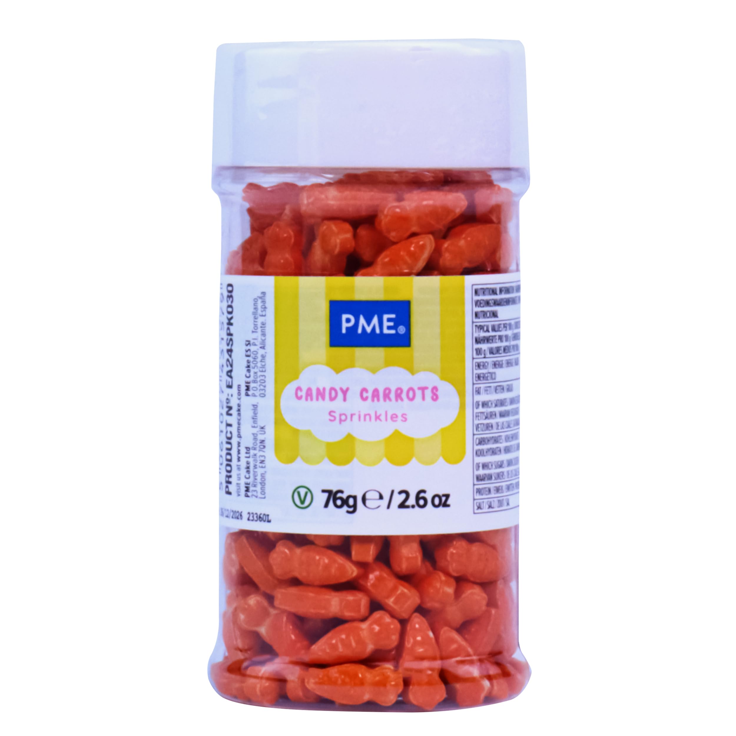 PME Easter Sprinkles - Candy Carrots (60g) 13