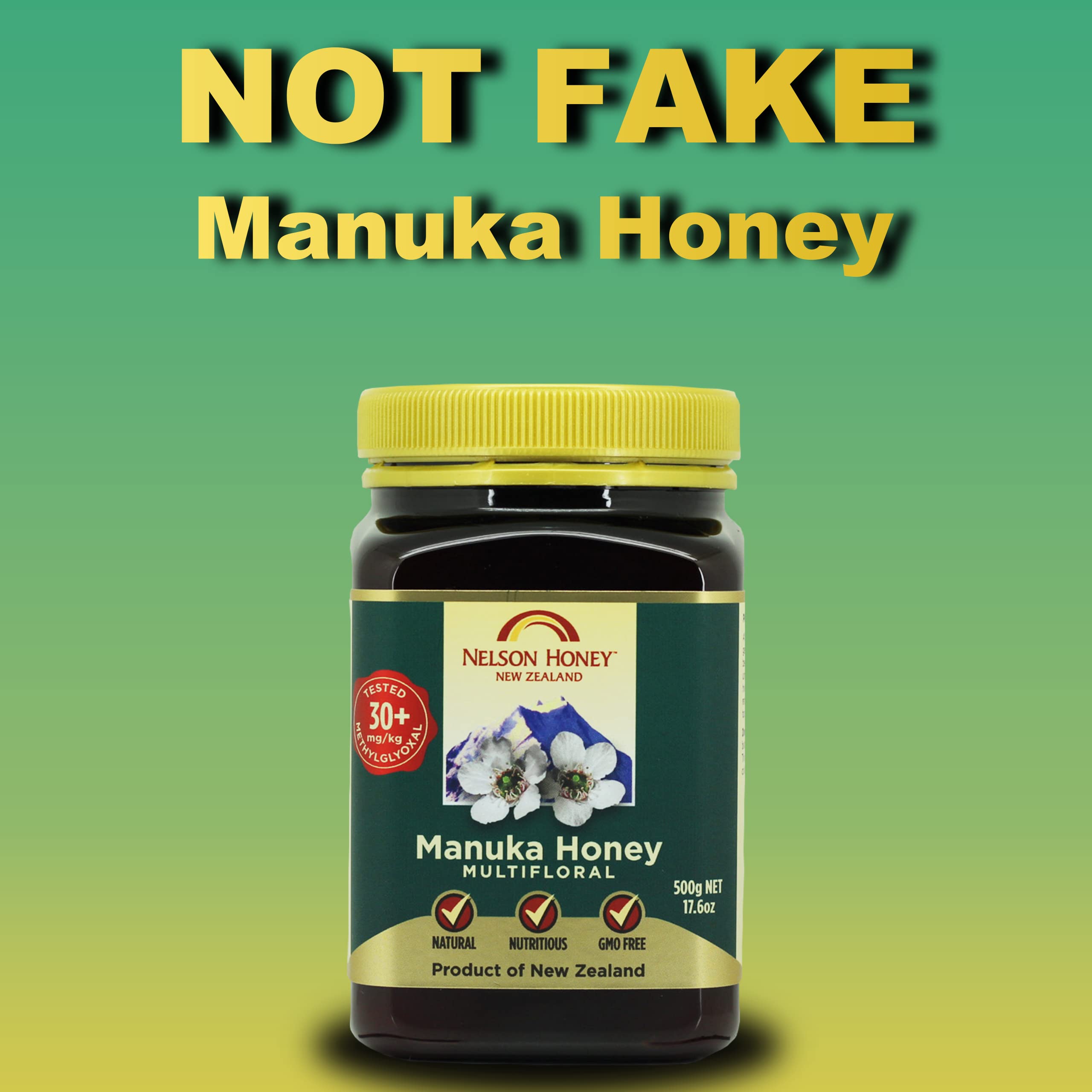 Nelson Honey Classic 30+mg Methylglyoxal Manuka Honey 500g 5