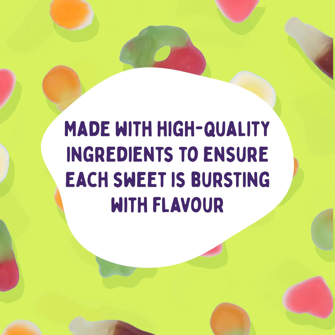 Bonds of London - Pick 'n' Mix Station Jelly Mix Chewy Sweets, 1 kg