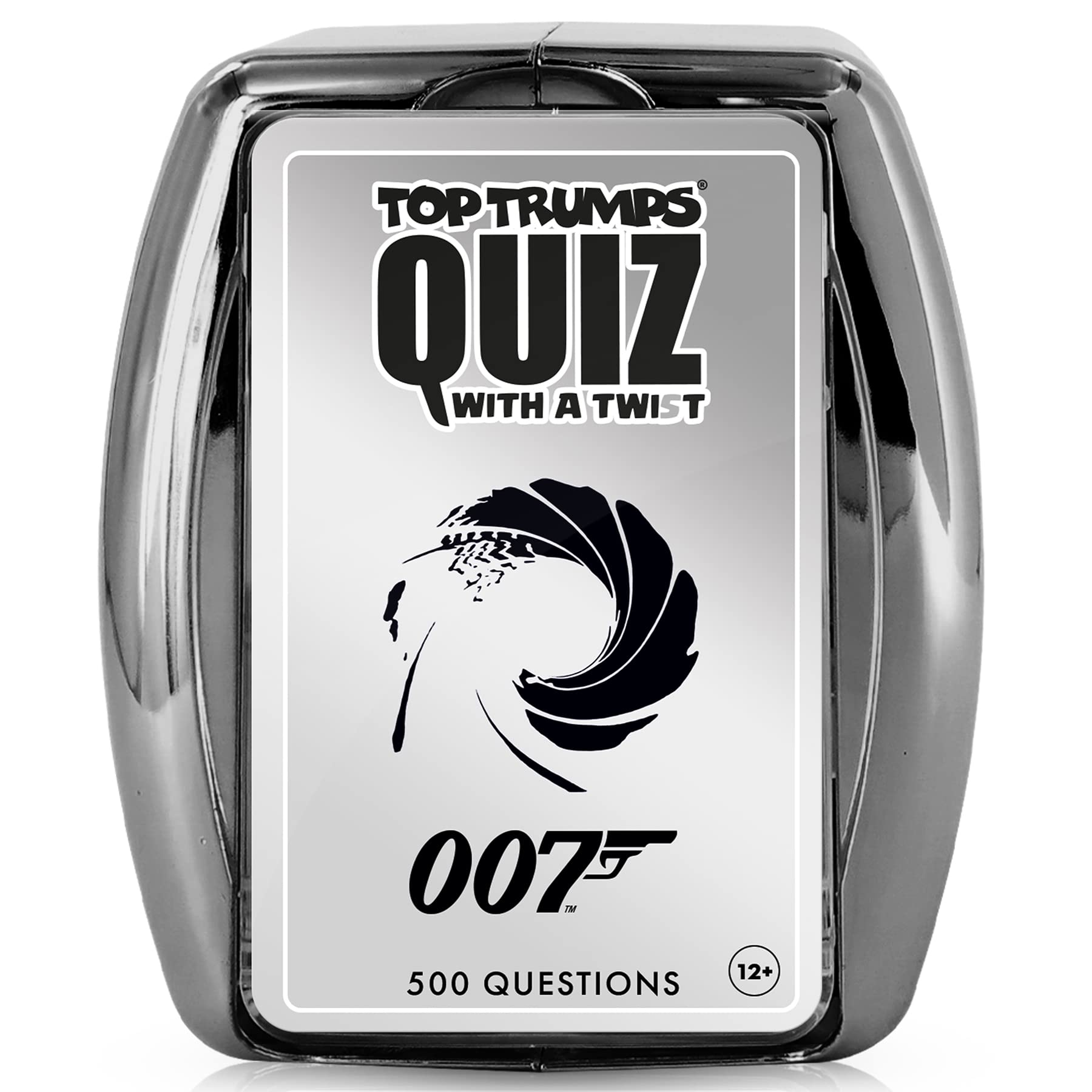 Top Trumps James Bond Quiz Game | 500 Questions | Portable Plastic Case