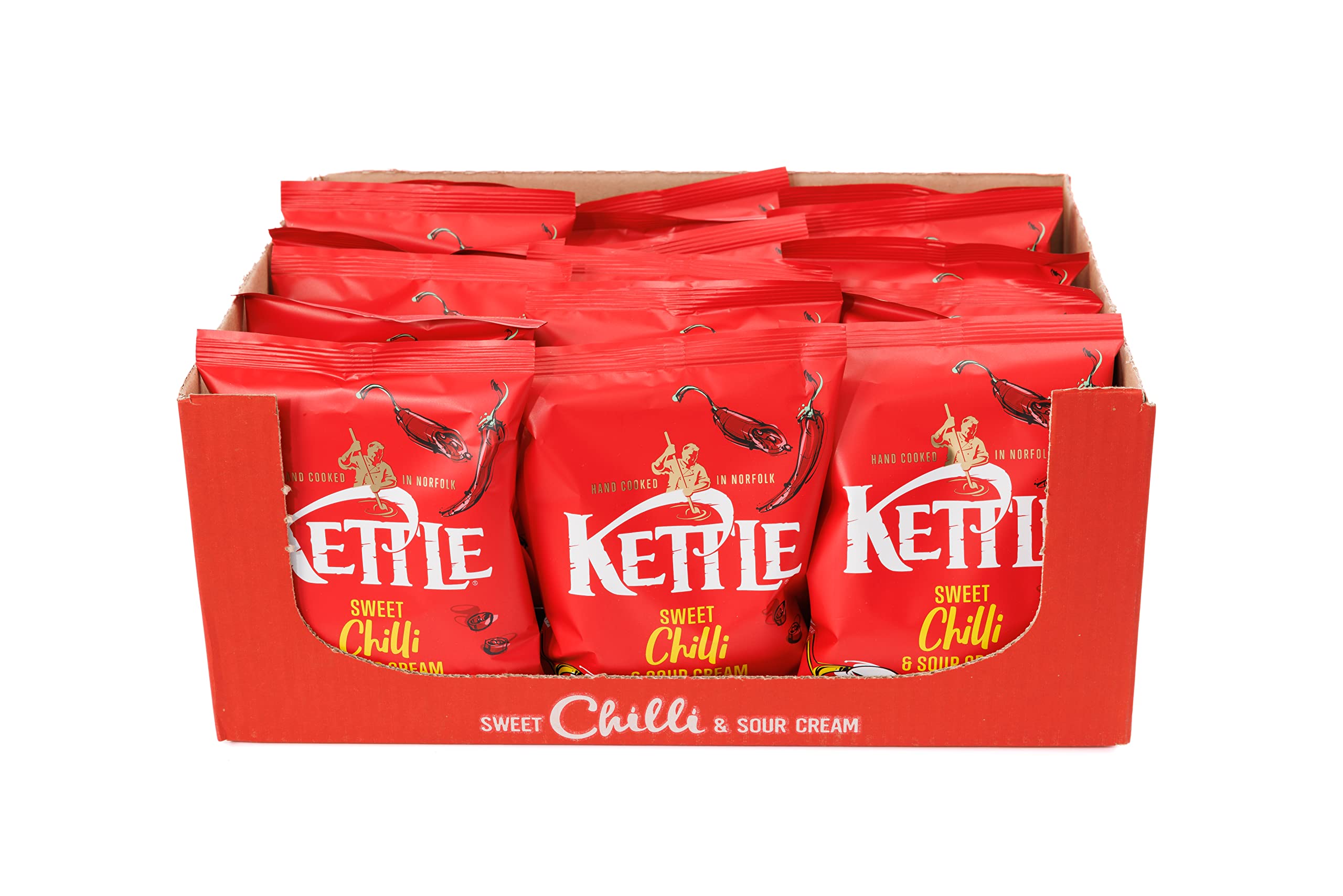 Kettle Chips Sweet Chilli & Sour Cream Multipack Crisps | 18 x 40g Bags | 720g Total 2