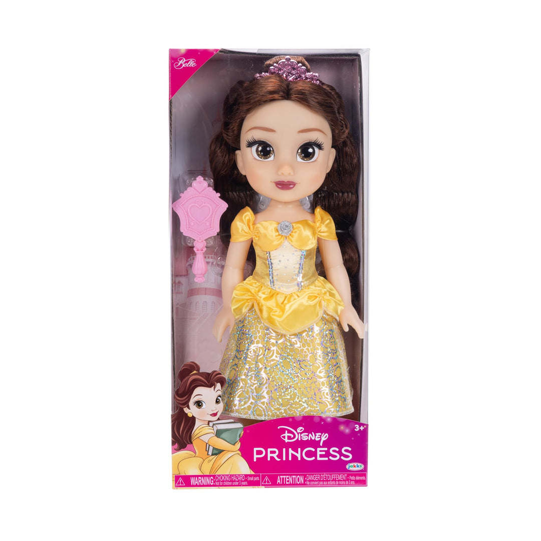 JAKKS Pacific Disney Princess Belle Fashion Doll with Royal Reflection Eyes and Holofoil Skirt (230134)