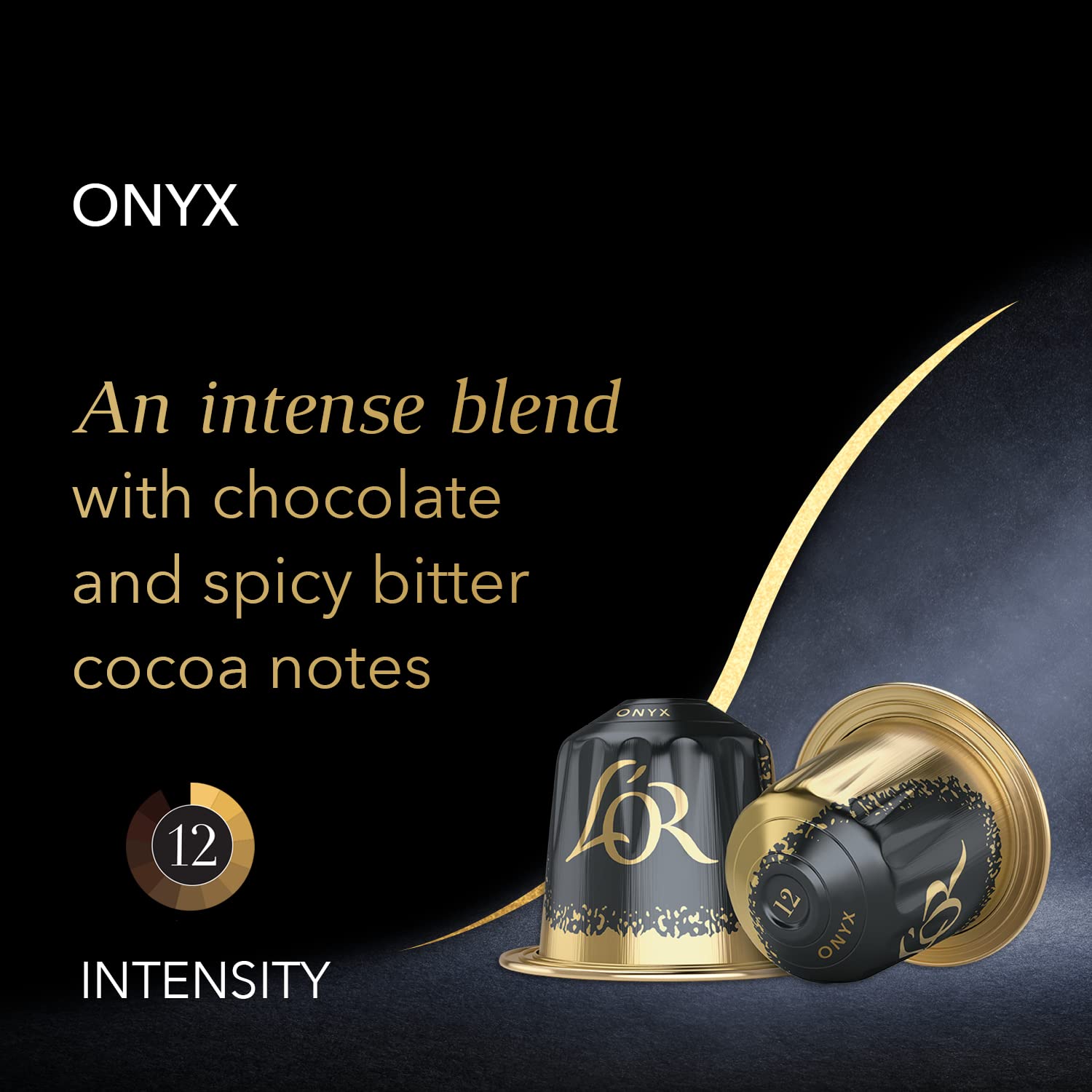 L'OR Espresso Onyx Coffee Pods x10 - Intensity 12 (Pack of 10, 100 Capsules) 5